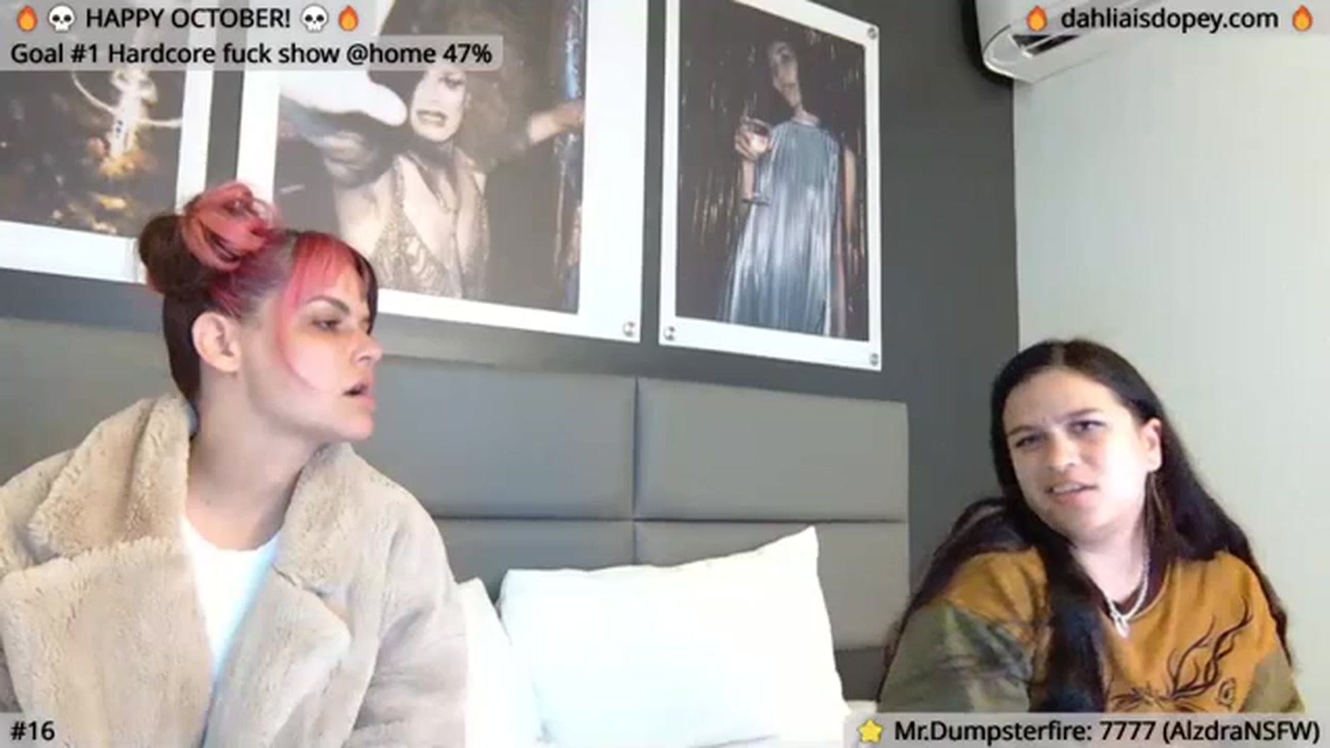 Gallery image thumbnail from DahliaIsDopey's myfreecams stream on, 10/13/2023, 02:41 image 8 of 20