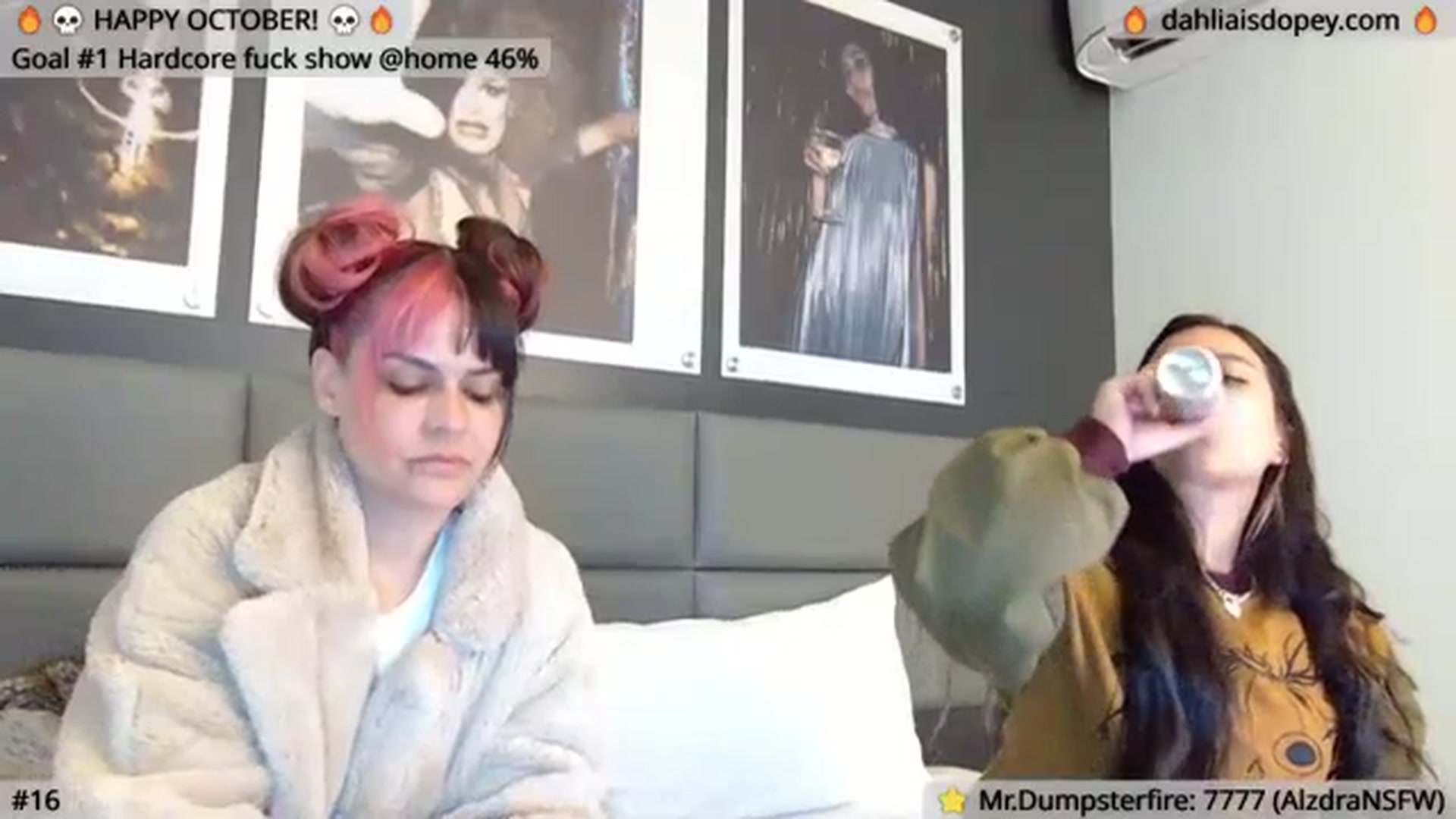 Gallery image thumbnail from DahliaIsDopey's myfreecams stream on, 10/13/2023, 02:41 image 2 of 20