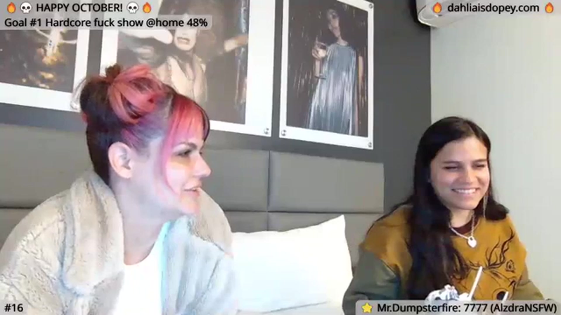 Gallery image thumbnail from DahliaIsDopey's myfreecams stream on, 10/13/2023, 02:41 image 17 of 20