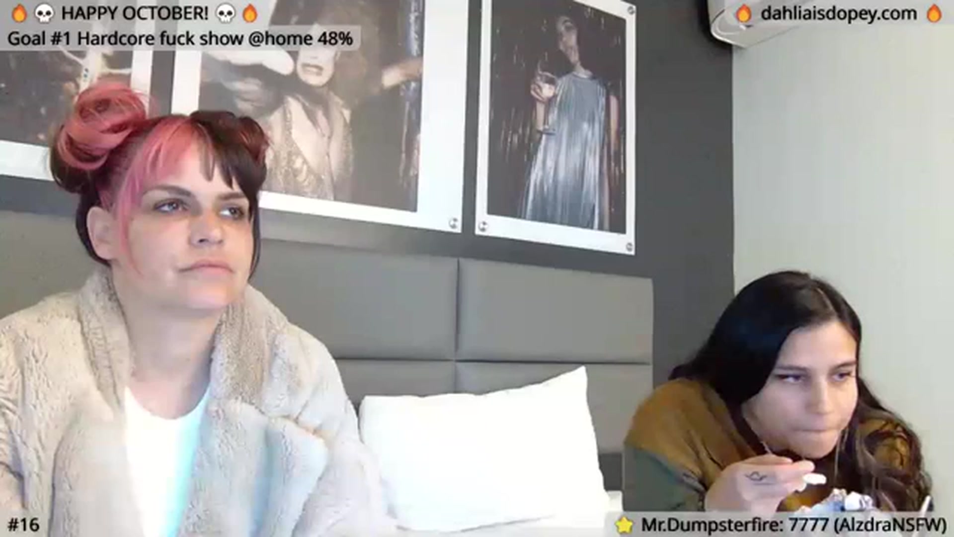 Gallery image thumbnail from DahliaIsDopey's myfreecams stream on, 10/13/2023, 02:41 image 19 of 20