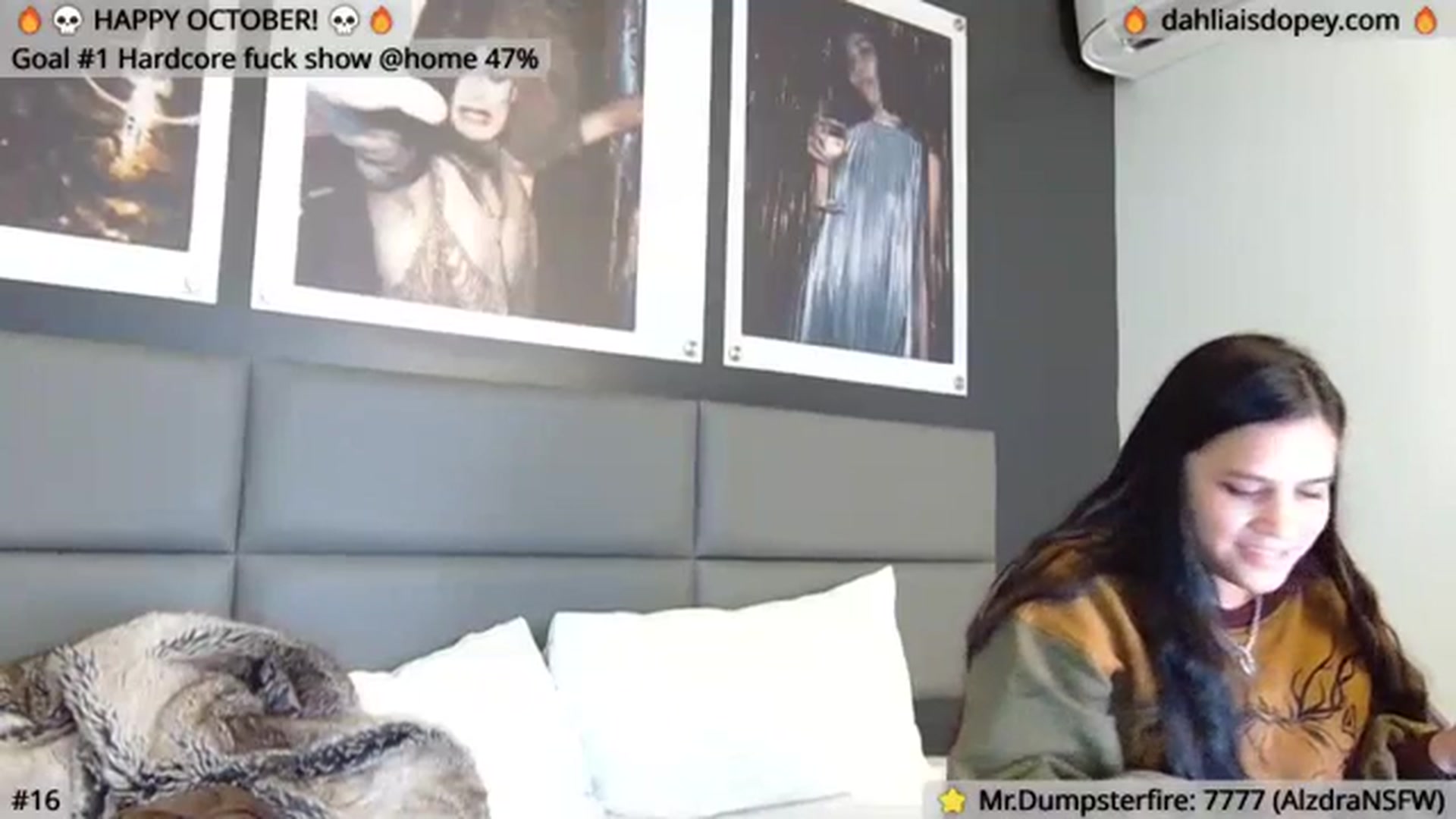 Gallery image thumbnail from DahliaIsDopey's myfreecams stream on, 10/13/2023, 02:41 image 11 of 20