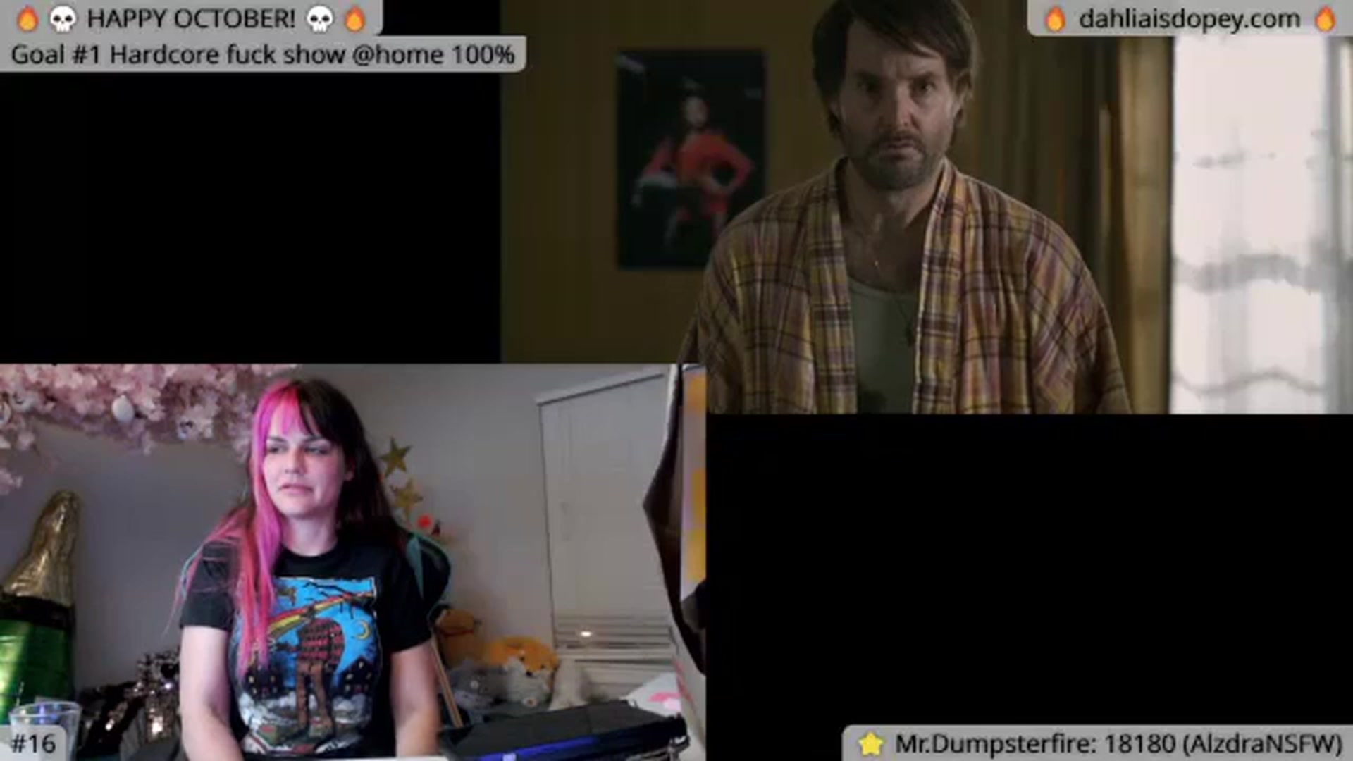 Gallery image thumbnail from DahliaIsDopey's myfreecams stream on, 10/17/2023, 05:37 image 16 of 20