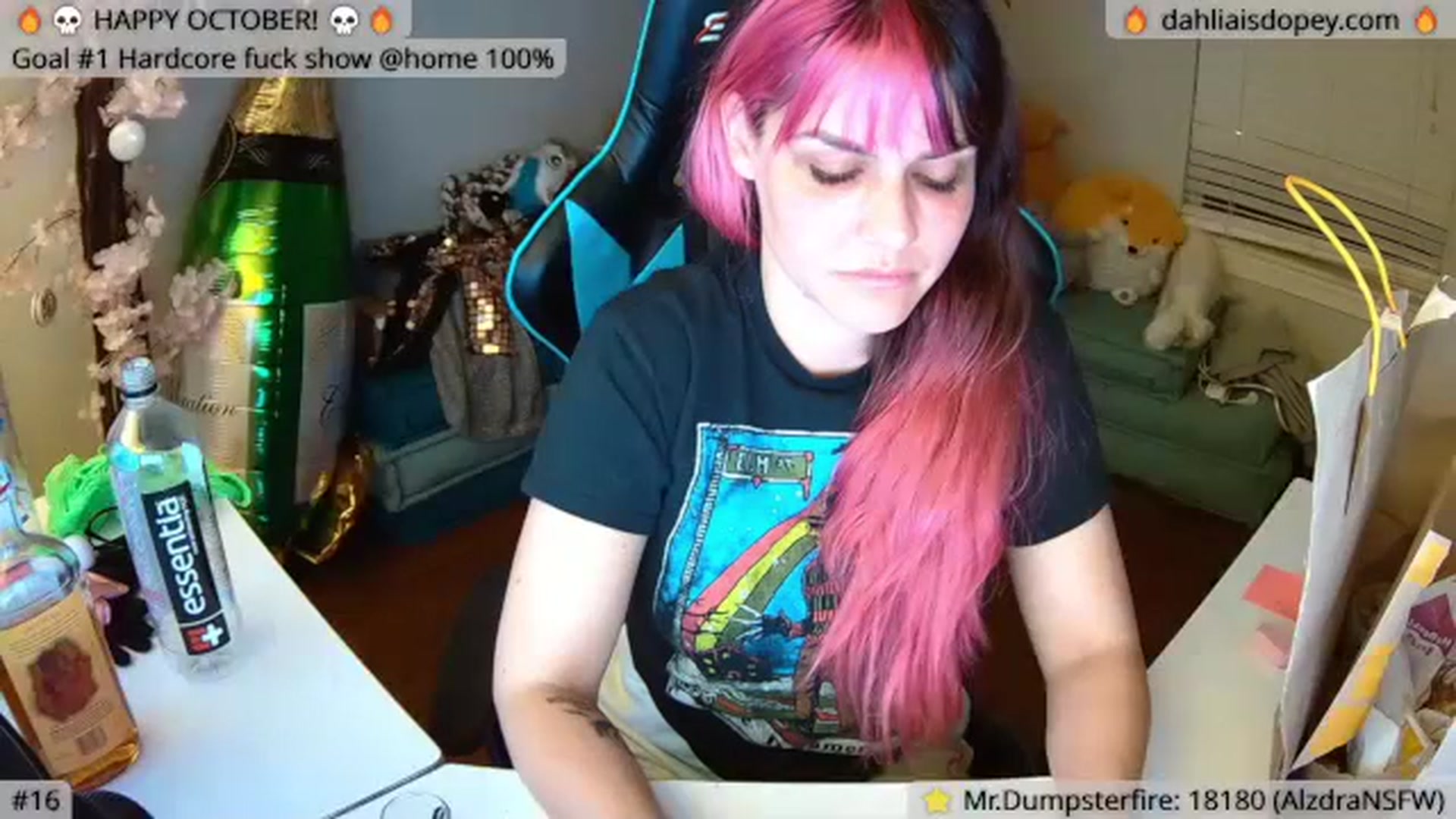 Gallery image thumbnail from DahliaIsDopey's myfreecams stream on, 10/17/2023, 05:37 image 20 of 20