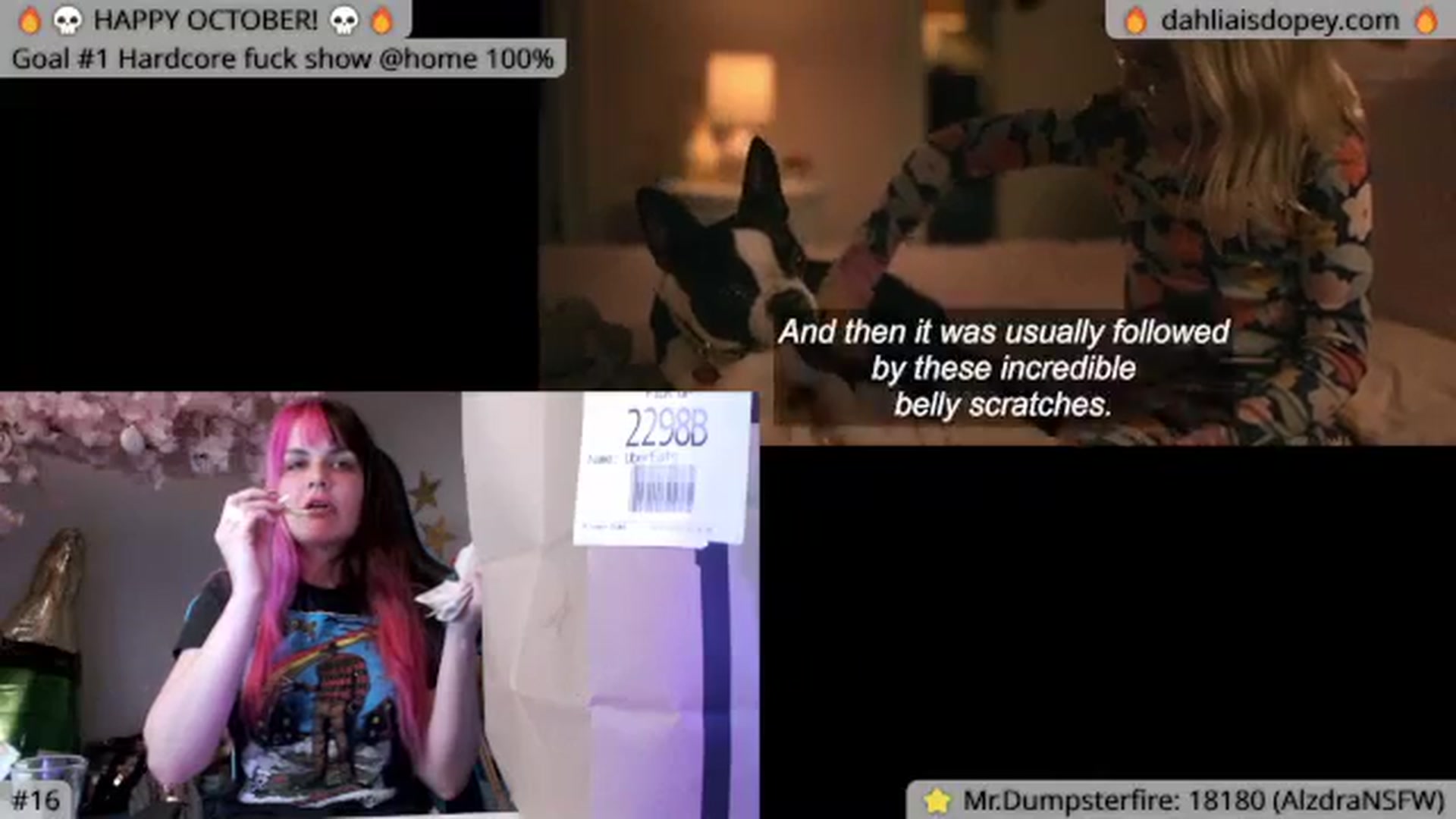 Gallery image thumbnail from DahliaIsDopey's myfreecams stream on, 10/17/2023, 05:37 image 11 of 20