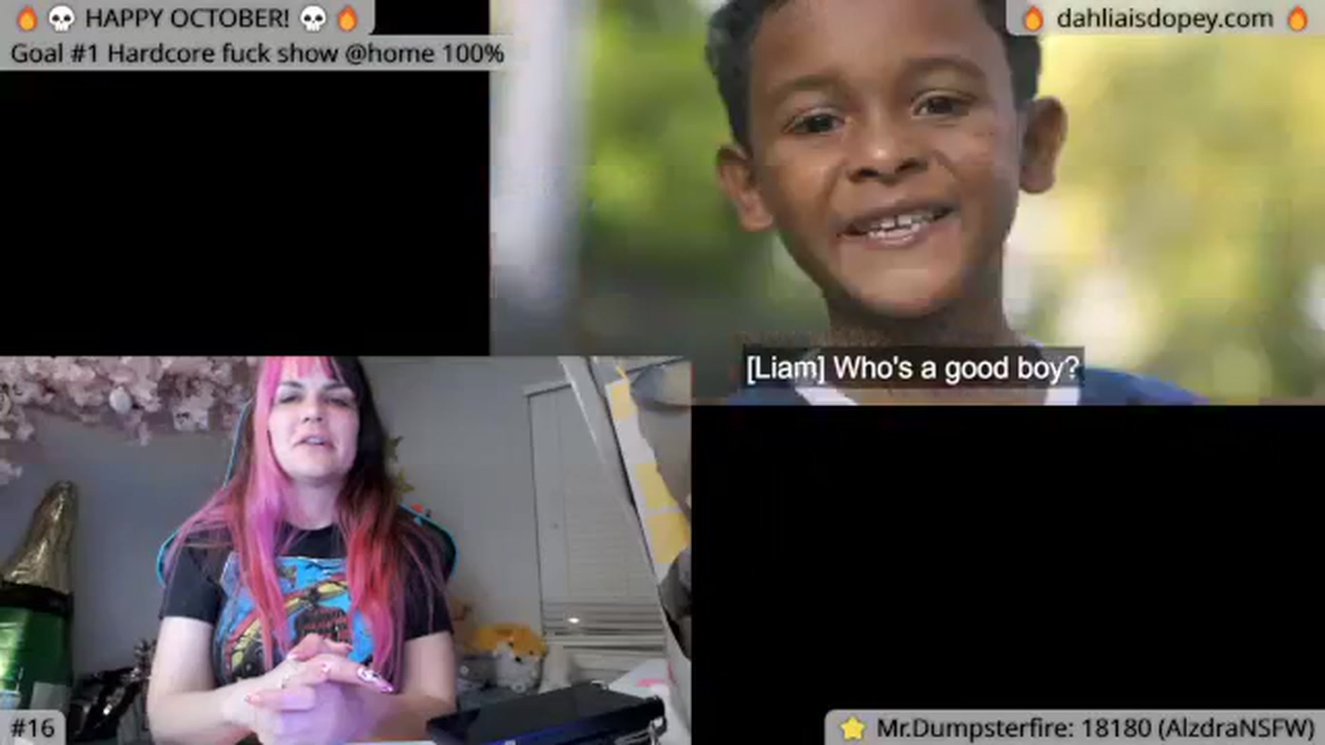 Gallery image thumbnail from DahliaIsDopey's myfreecams stream on, 10/17/2023, 05:37 image 18 of 20