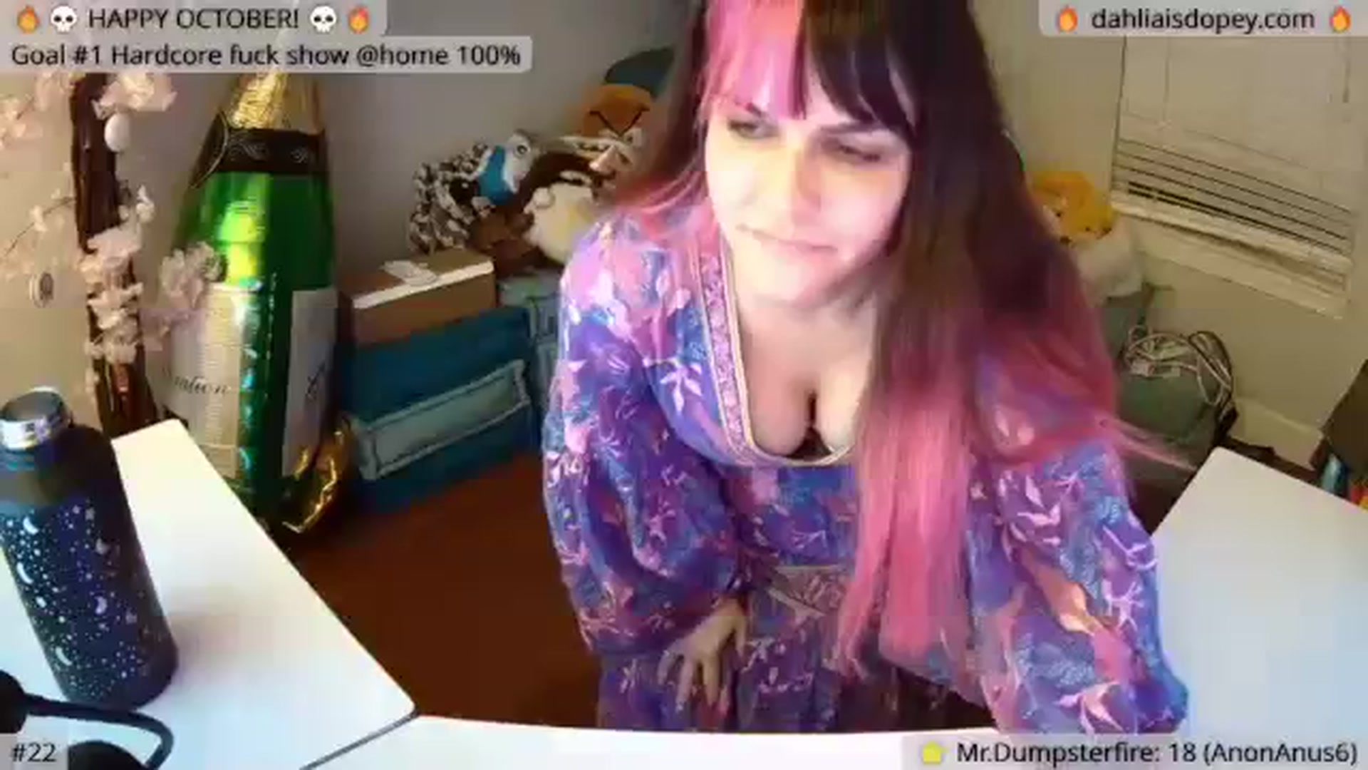 Gallery image thumbnail from DahliaIsDopey's myfreecams stream on, 10/20/2023, 05:02 image 1 of 20