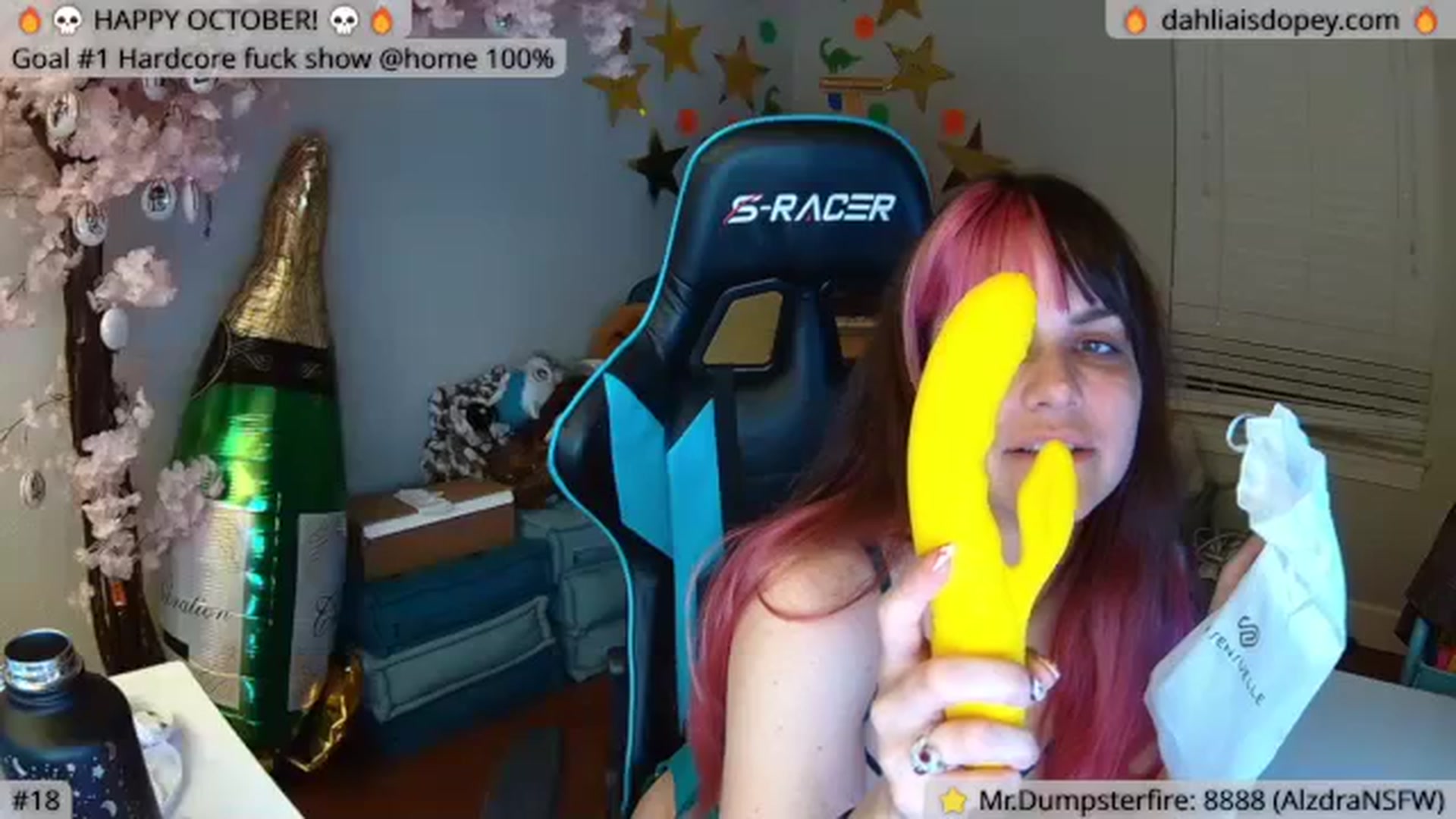 Gallery image thumbnail from DahliaIsDopey's myfreecams stream on, 10/20/2023, 05:02 image 12 of 20
