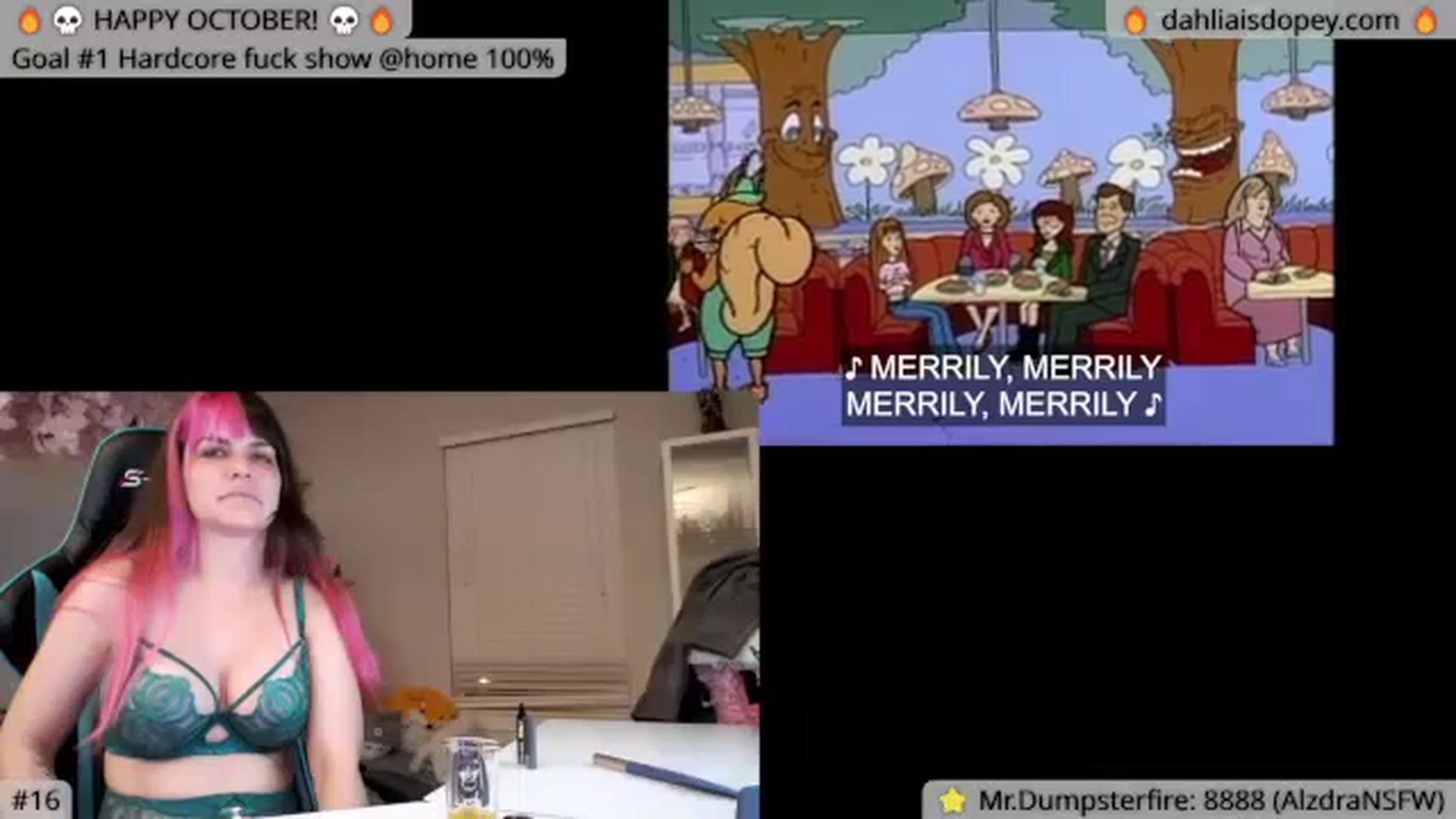 Gallery image thumbnail from DahliaIsDopey's myfreecams stream on, 10/20/2023, 05:02 image 20 of 20