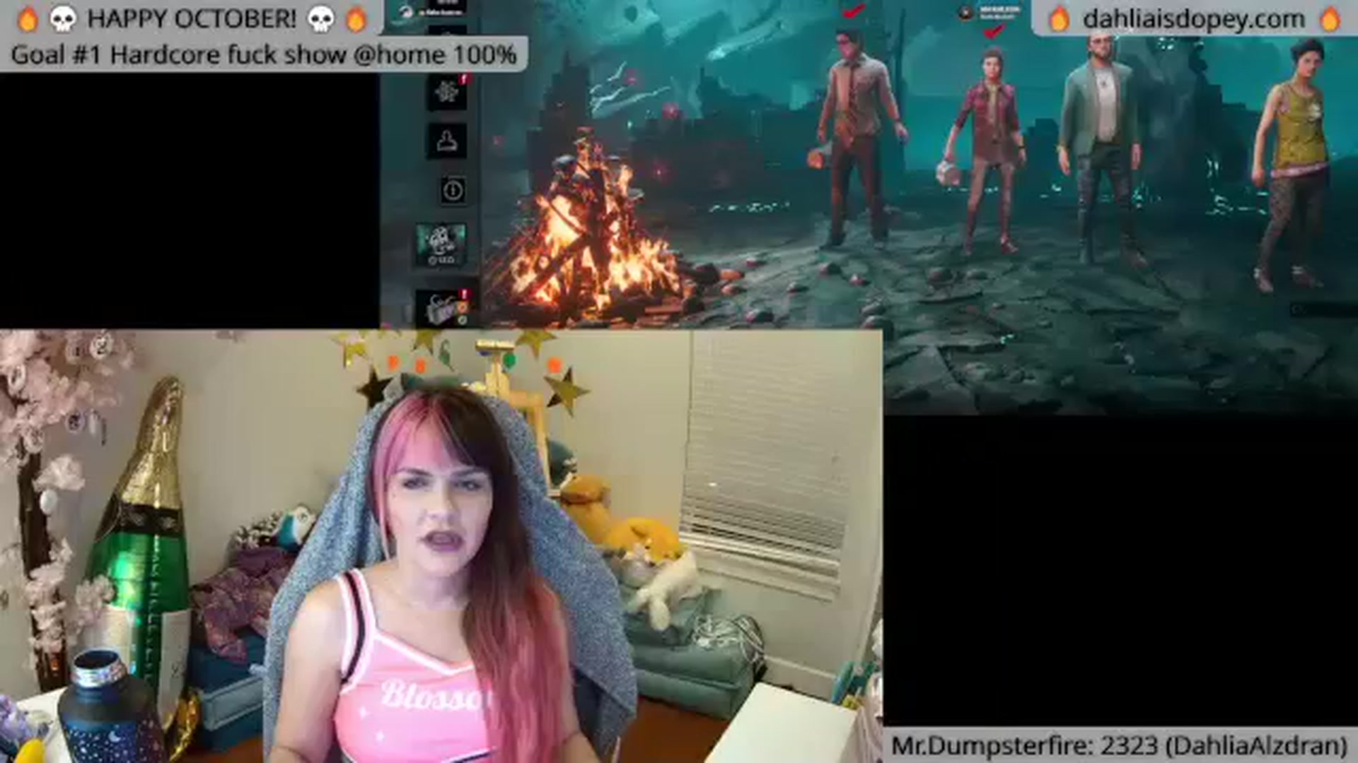 Gallery image thumbnail from DahliaIsDopey's myfreecams stream on, 10/24/2023, 04:44 image 4 of 20