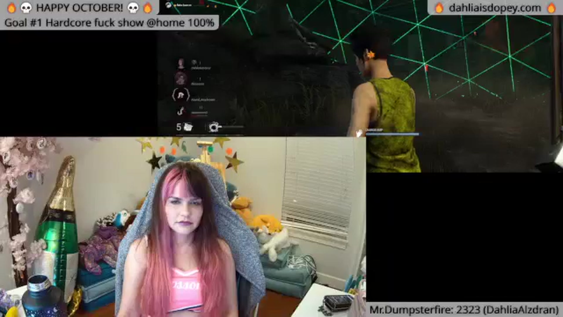 Gallery image thumbnail from DahliaIsDopey's myfreecams stream on, 10/24/2023, 04:44 image 10 of 20