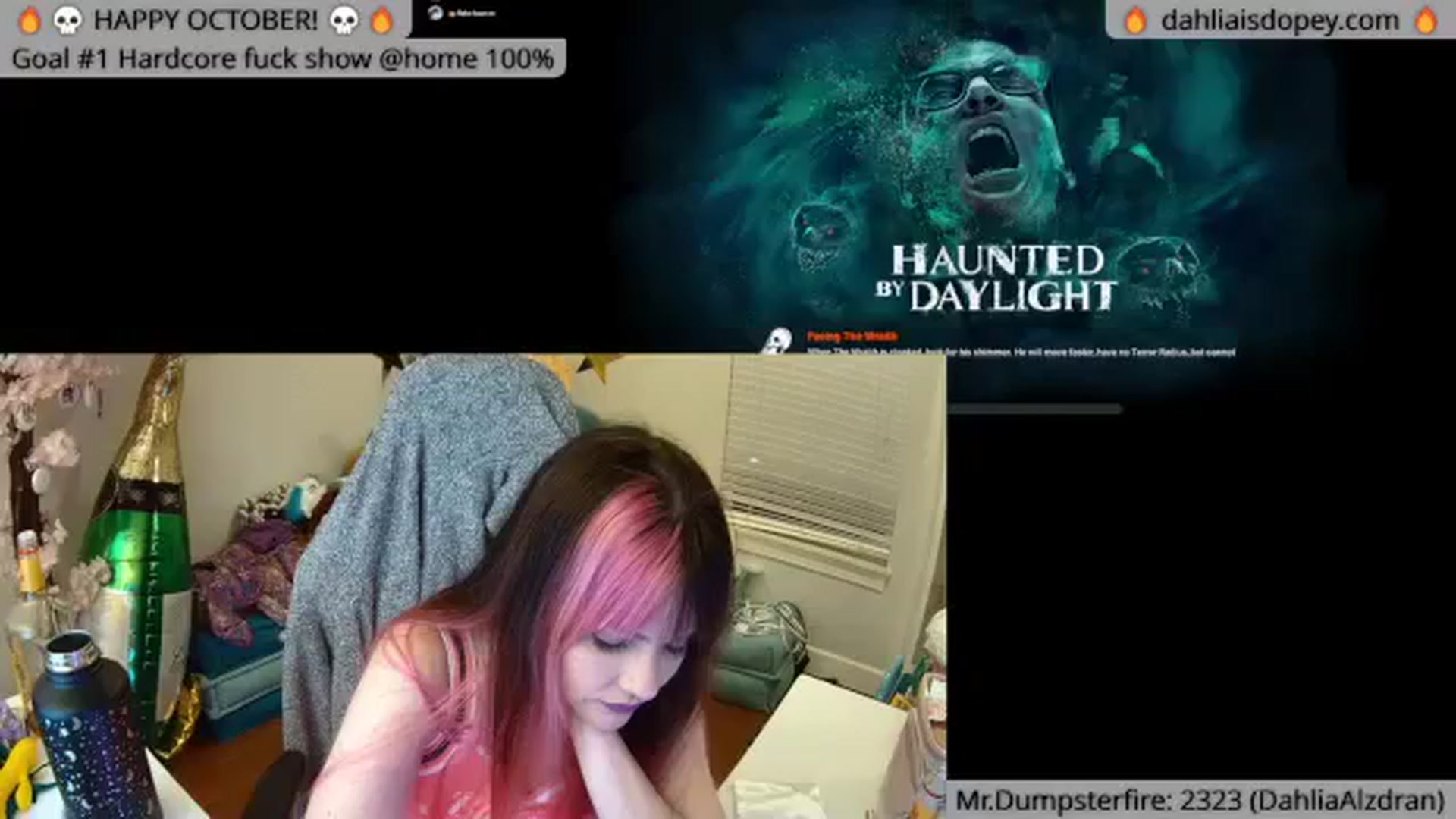 Gallery image thumbnail from DahliaIsDopey's myfreecams stream on, 10/24/2023, 04:44 image 19 of 20