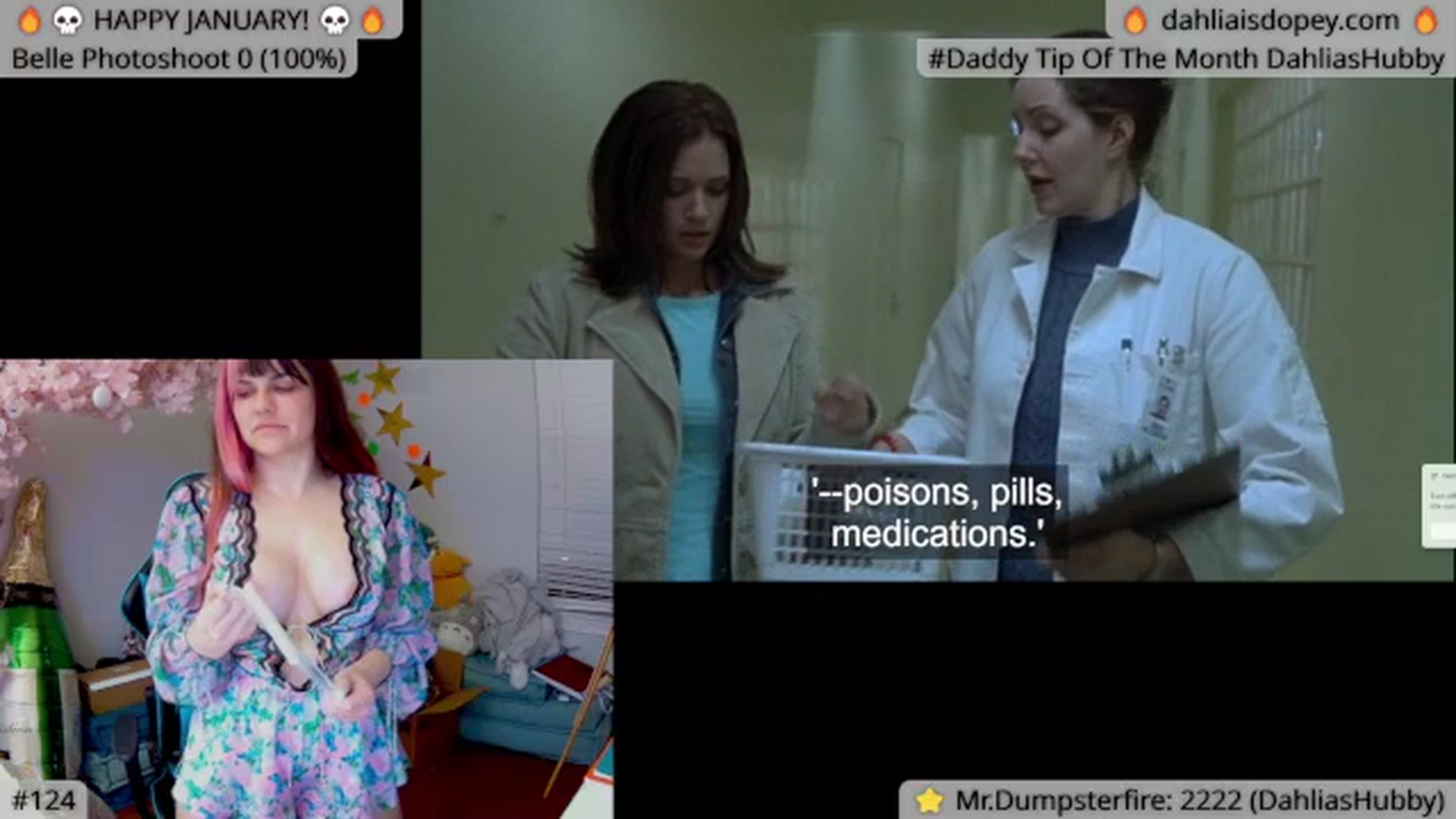 Gallery image thumbnail from DahliaIsDopey's myfreecams stream on, 01/03/2024, 04:02 image 2 of 20