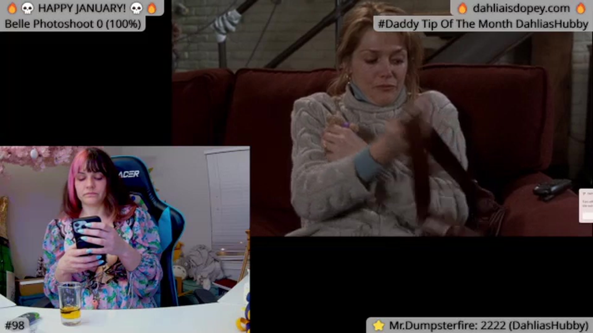 Gallery image thumbnail from DahliaIsDopey's myfreecams stream on, 01/03/2024, 04:02 image 15 of 20