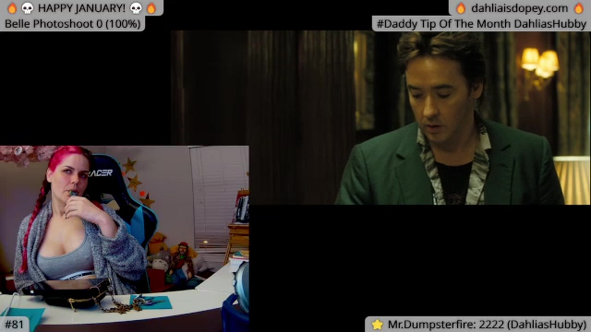 Gallery image thumbnail from DahliaIsDopey's myfreecams stream on, 01/06/2024, 04:15 image 20 of 20