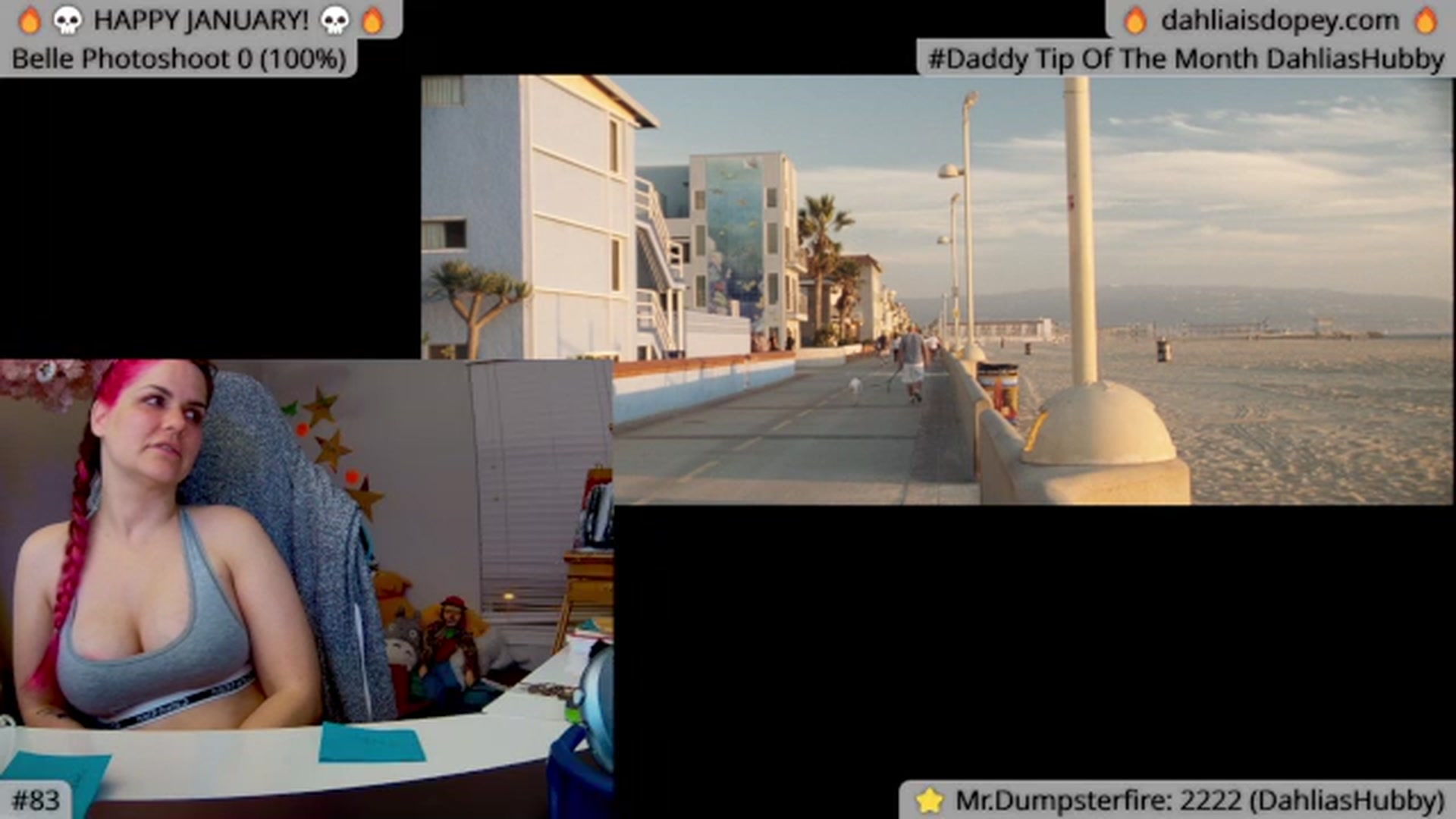Gallery image thumbnail from DahliaIsDopey's myfreecams stream on, 01/06/2024, 04:15 image 18 of 20