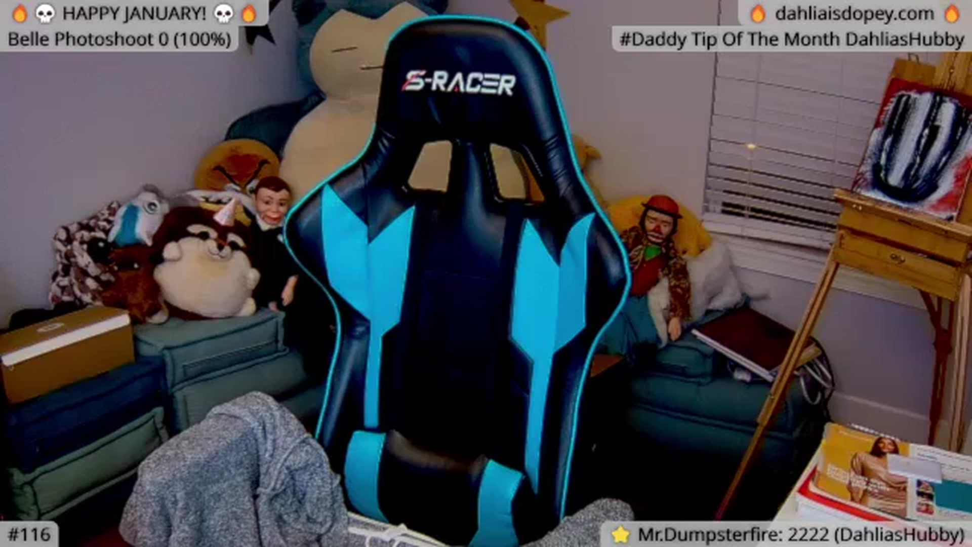 Gallery image thumbnail from DahliaIsDopey's myfreecams stream on, 01/11/2024, 02:37 image 5 of 20