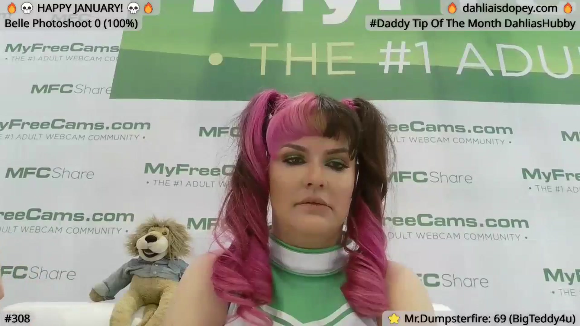 Gallery image thumbnail from DahliaIsDopey's myfreecams stream on, 01/25/2024, 23:49 image 7 of 20