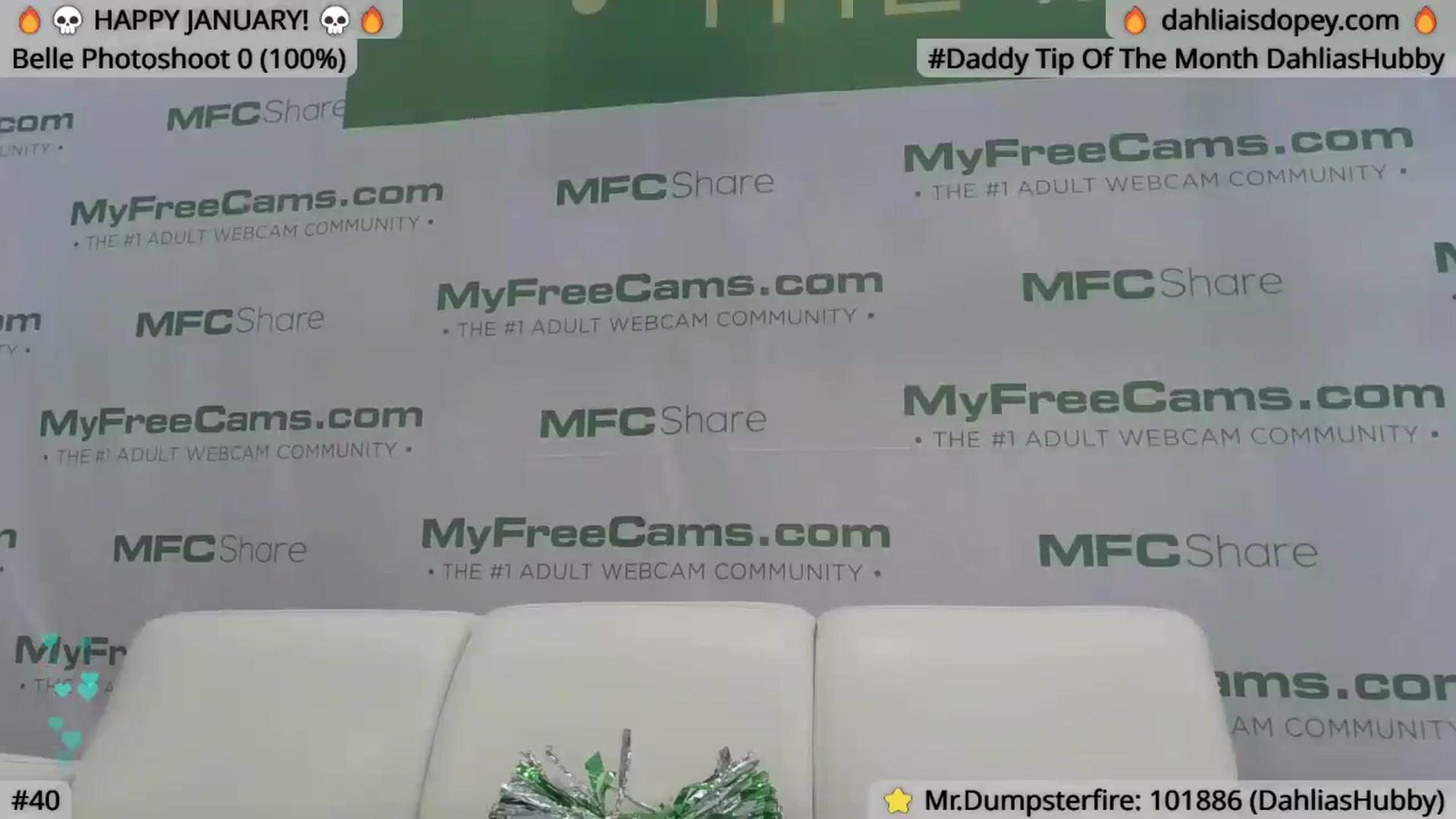 Gallery image thumbnail from DahliaIsDopey's myfreecams stream on, 01/26/2024, 01:11 image 5 of 20