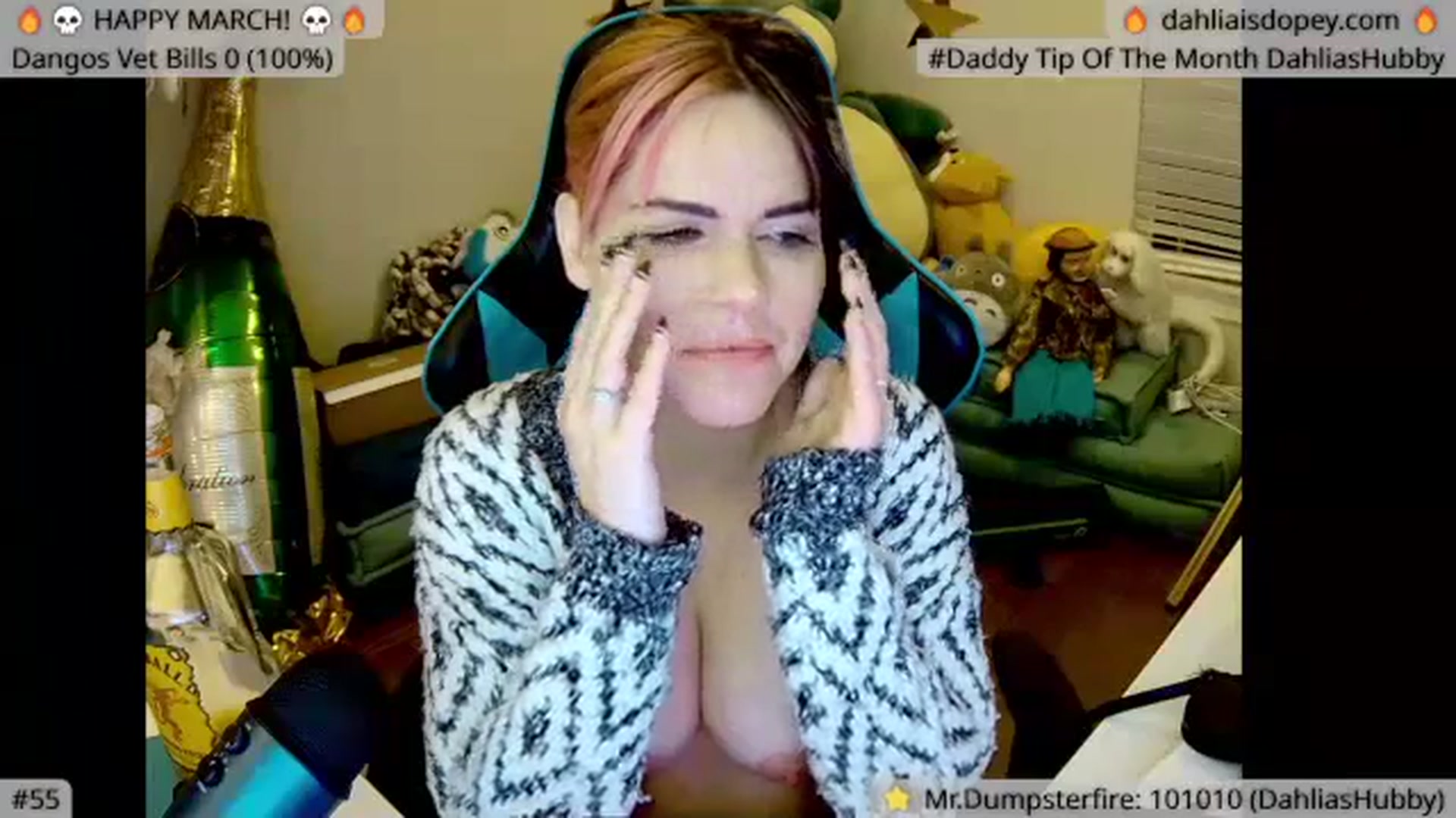 Gallery image thumbnail from DahliaIsDopey's myfreecams stream on, 04/01/2024, 04:08 image 16 of 20