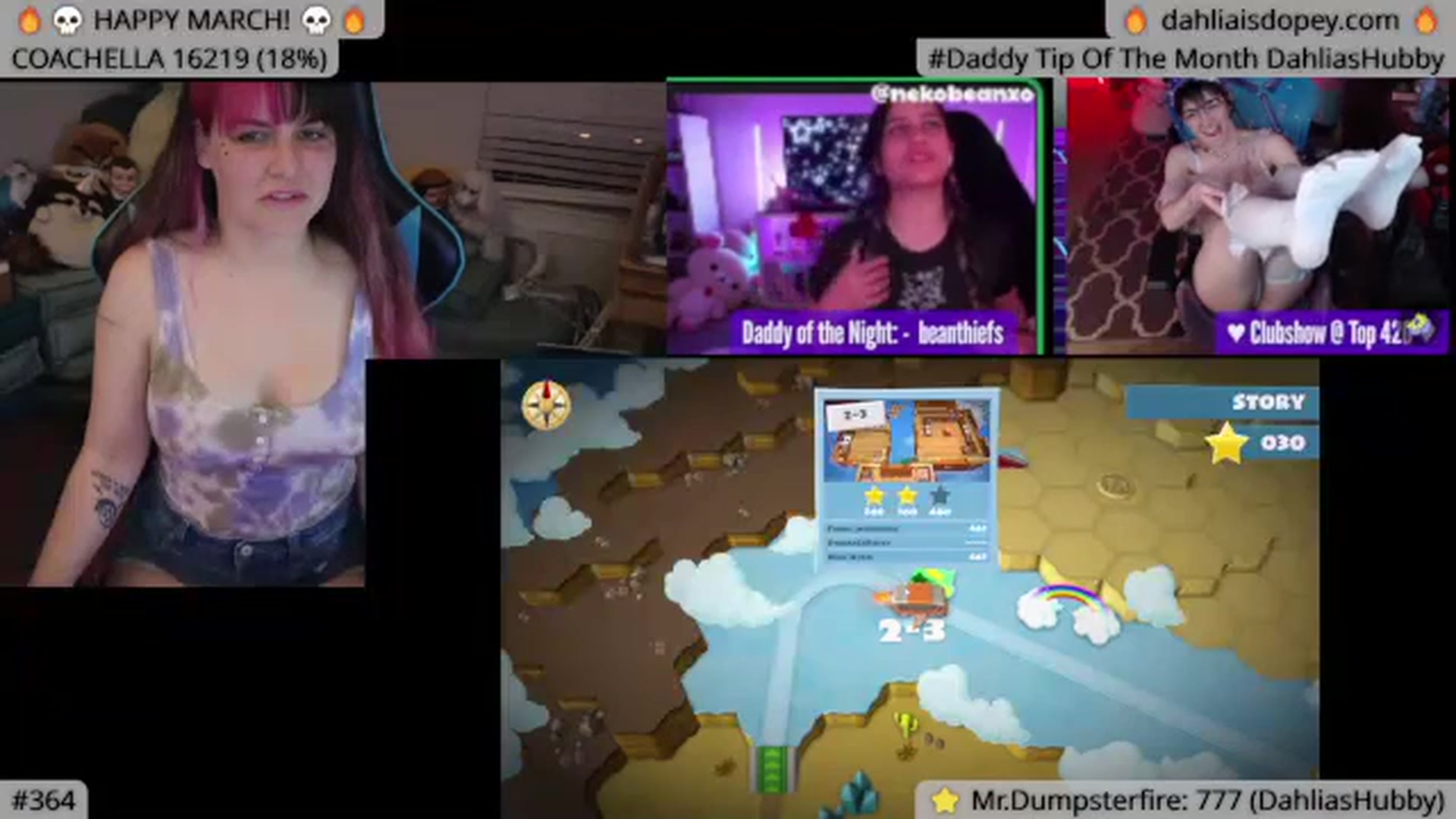 Gallery image thumbnail from DahliaIsDopey's myfreecams stream on, 05/04/2024, 03:06 image 6 of 20