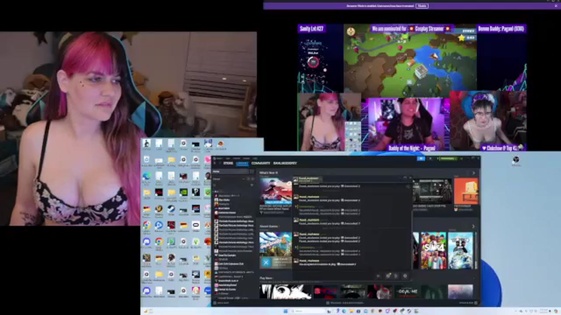 Gallery image thumbnail from DahliaIsDopey's myfreecams stream on, 05/04/2024, 06:47 image 16 of 20