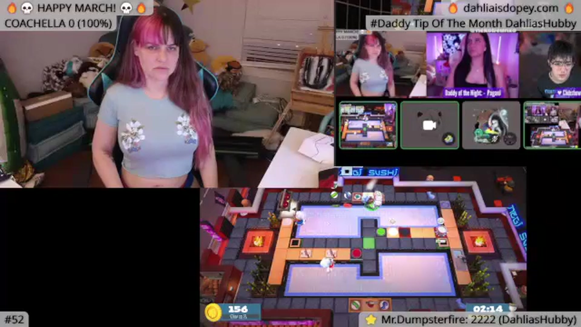 Gallery image thumbnail from DahliaIsDopey's myfreecams stream on, 05/09/2024, 05:29 image 7 of 20