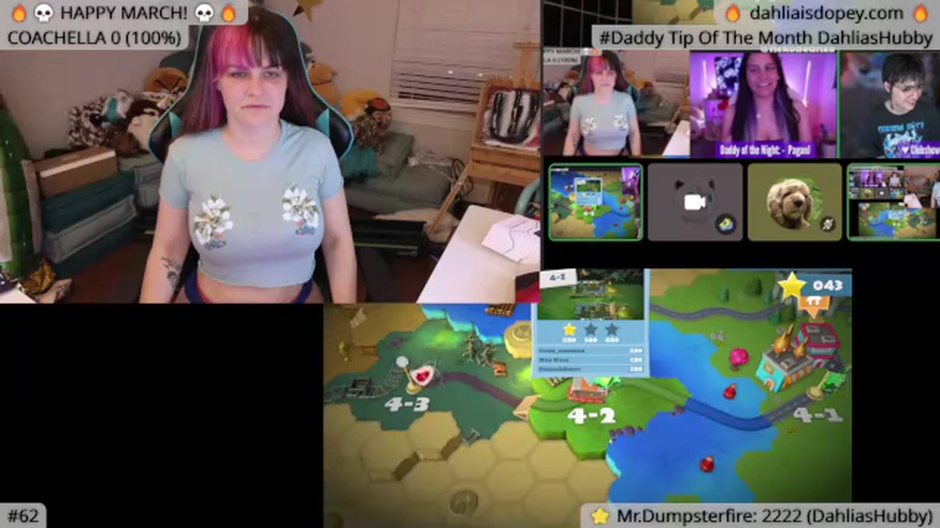Gallery image thumbnail from DahliaIsDopey's myfreecams stream on, 05/09/2024, 05:29 image 4 of 20