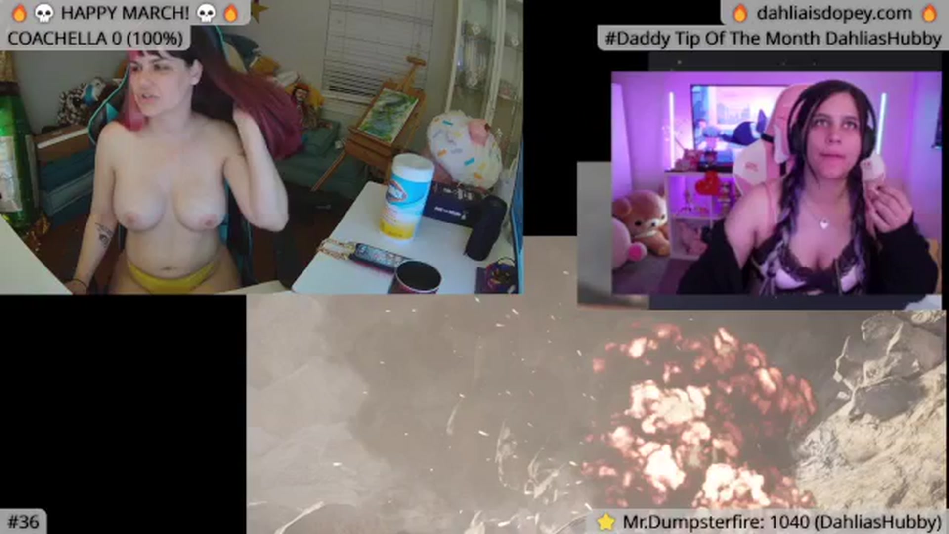 Gallery image thumbnail from DahliaIsDopey's myfreecams stream on, 05/14/2024, 06:19 image 8 of 20