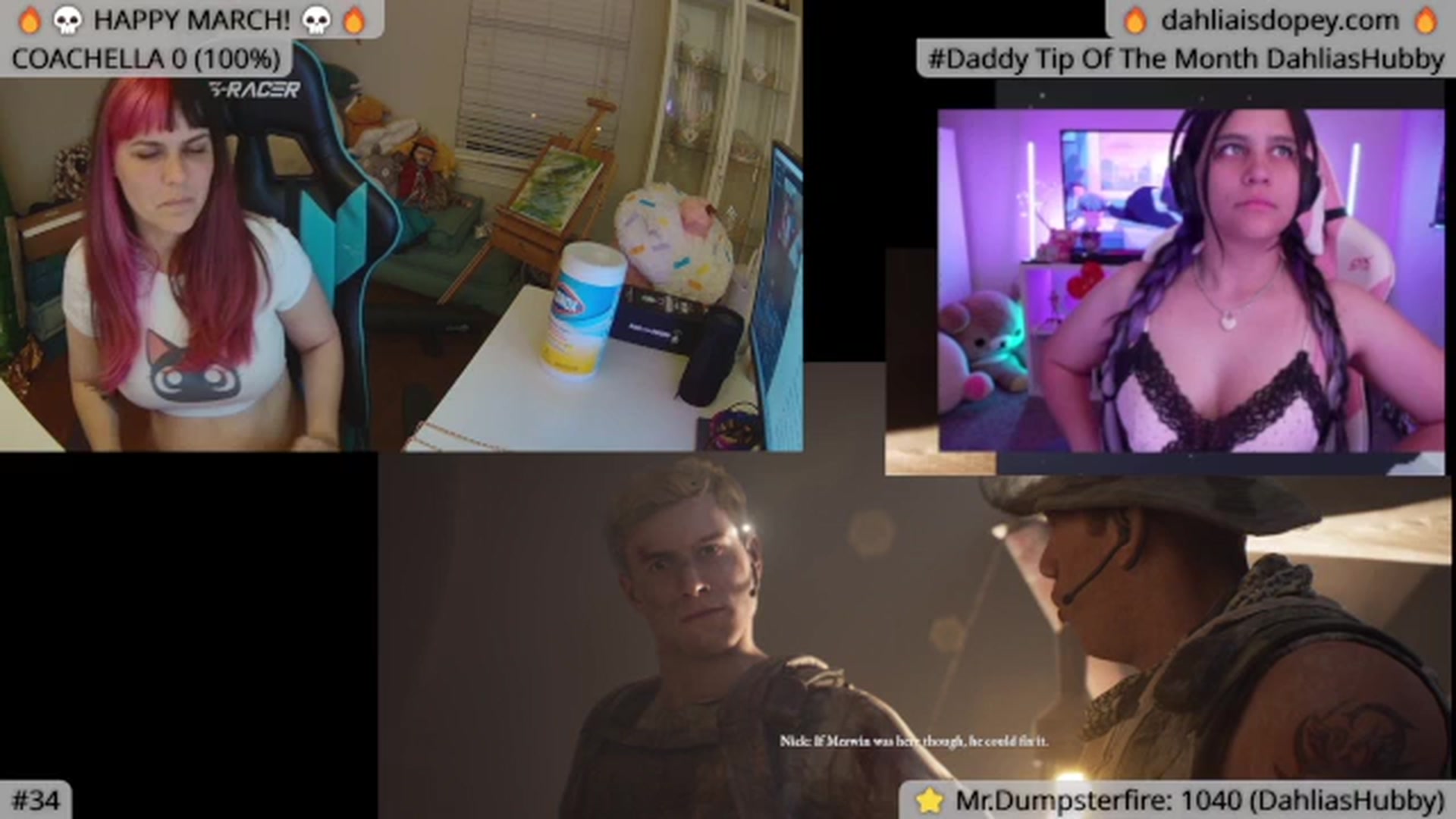 Gallery image thumbnail from DahliaIsDopey's myfreecams stream on, 05/14/2024, 06:19 image 18 of 20