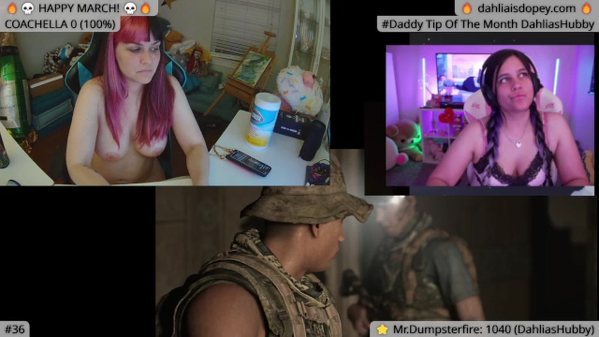 Gallery image thumbnail from DahliaIsDopey's myfreecams stream on, 05/14/2024, 06:19 image 13 of 20