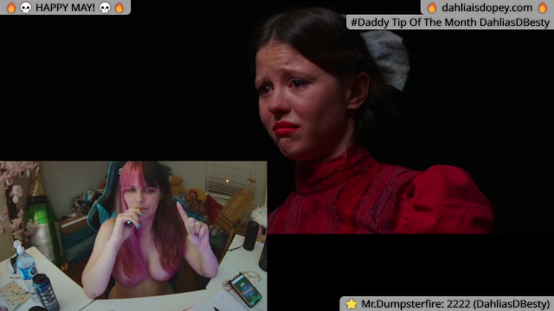 Gallery image thumbnail from DahliaIsDopey's myfreecams stream on, 07/02/2024, 04:23 image 16 of 20