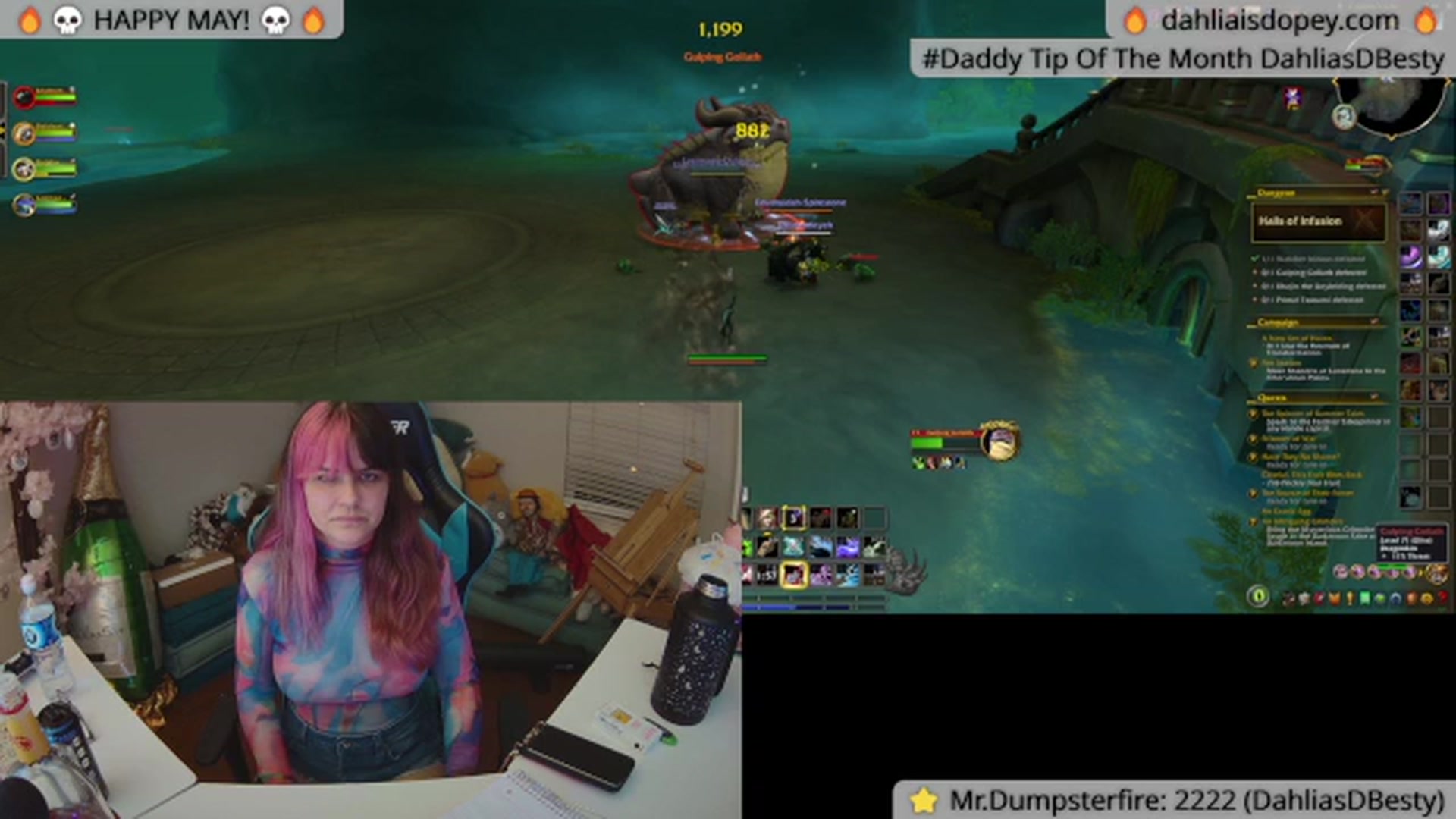Gallery image thumbnail from DahliaIsDopey's myfreecams stream on, 07/02/2024, 04:23 image 3 of 20