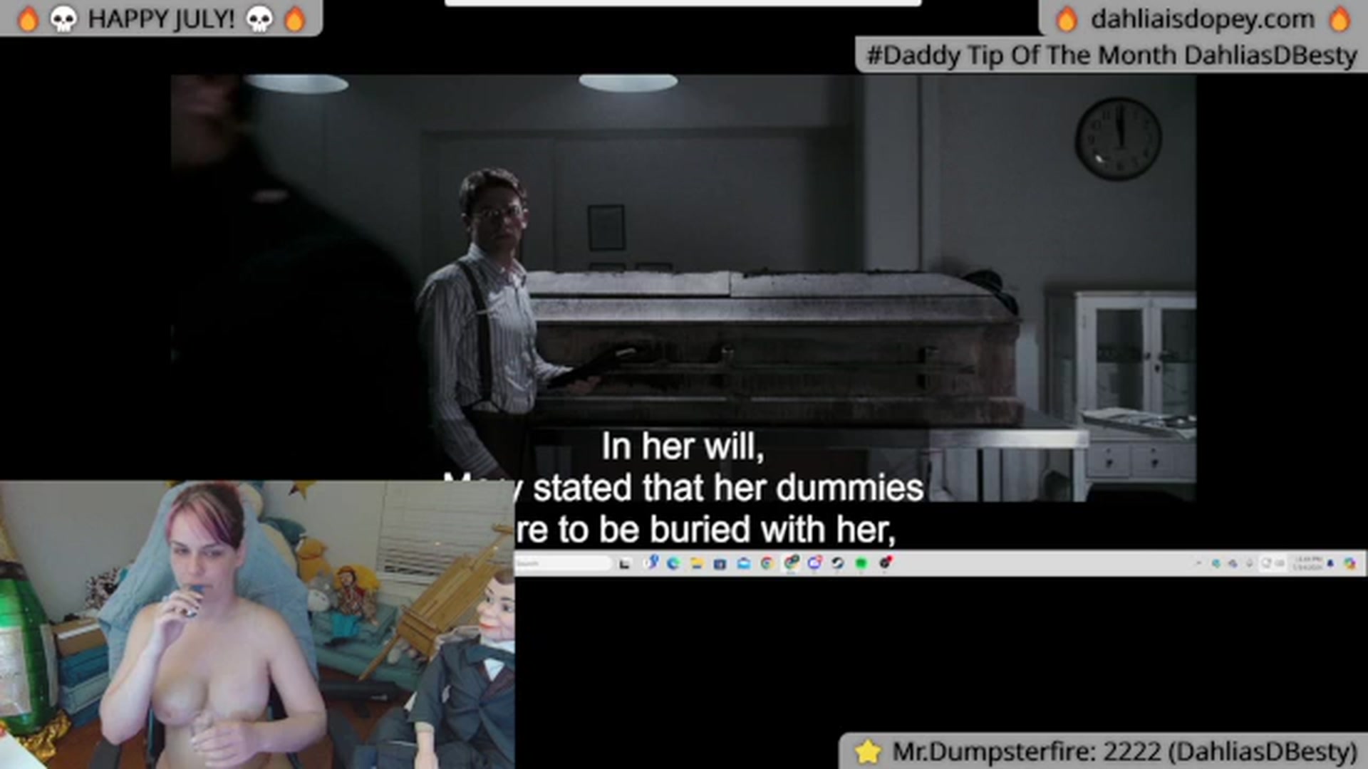 Gallery image thumbnail from DahliaIsDopey's myfreecams stream on, 07/15/2024, 04:48 image 9 of 20