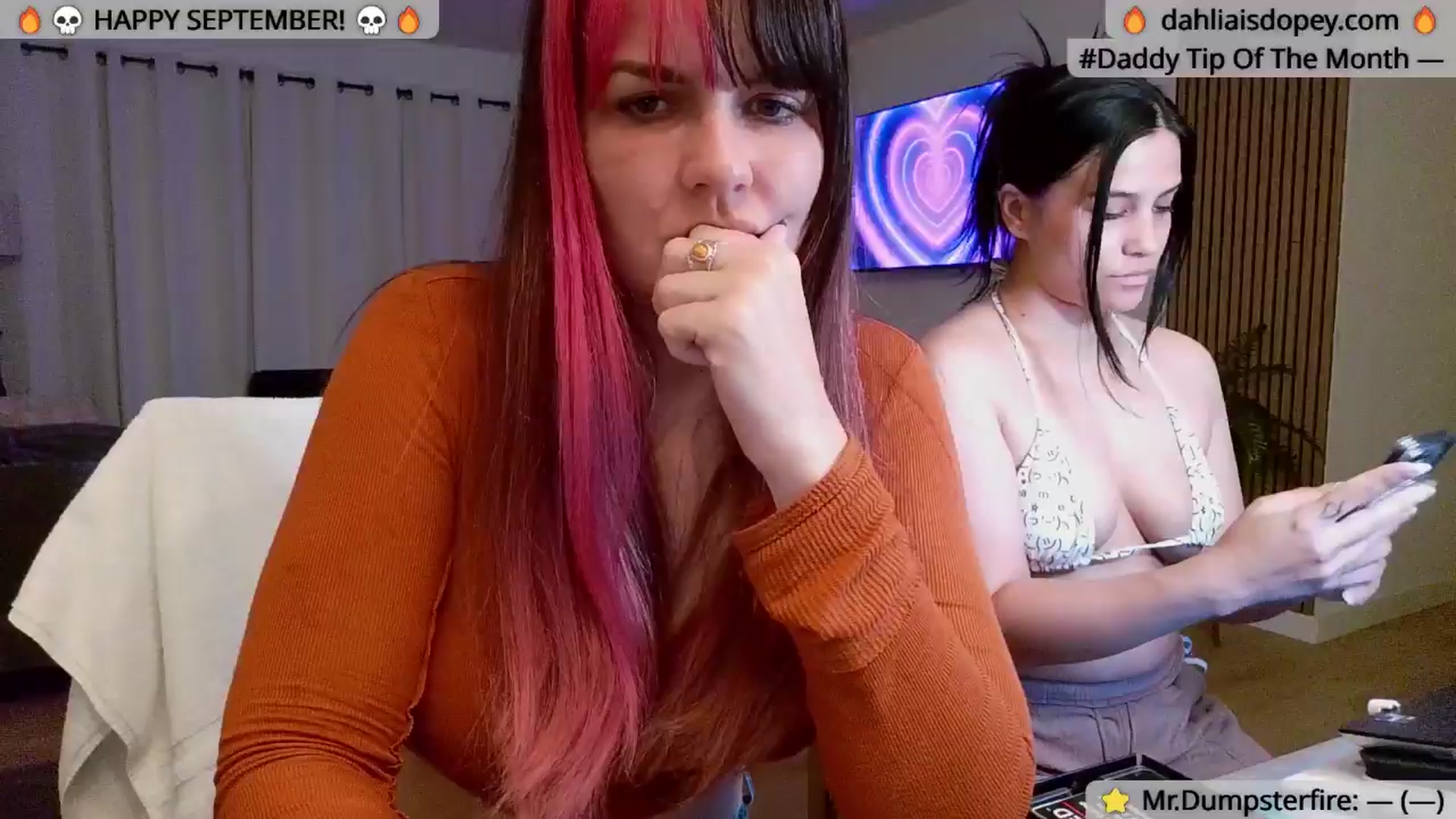 Gallery image thumbnail from DahliaIsDopey's myfreecams stream on, 09/02/2024, 04:23 image 1 of 20