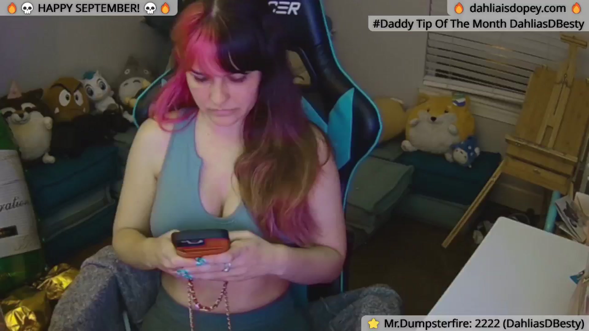 Gallery image thumbnail from DahliaIsDopey's myfreecams stream on, 09/05/2024, 03:45 image 5 of 20