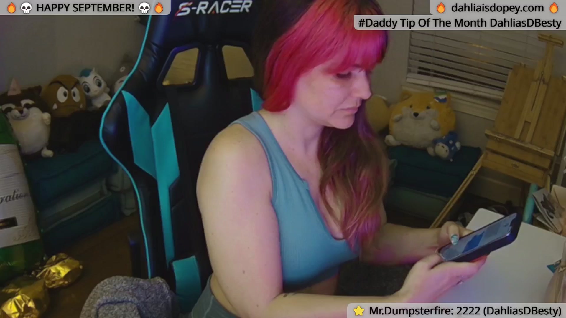 Gallery image thumbnail from DahliaIsDopey's myfreecams stream on, 09/05/2024, 03:45 image 2 of 20