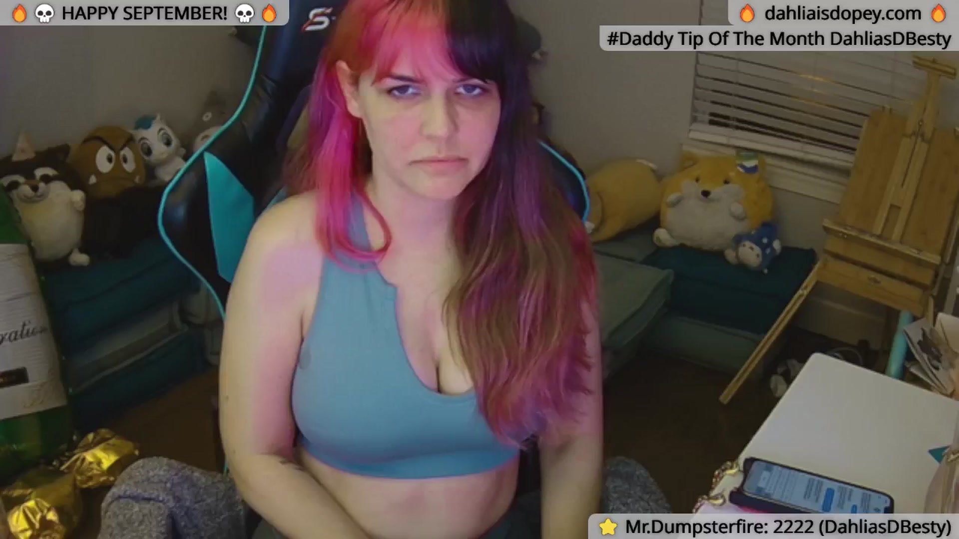 Gallery image thumbnail from DahliaIsDopey's myfreecams stream on, 09/05/2024, 03:45 image 6 of 20