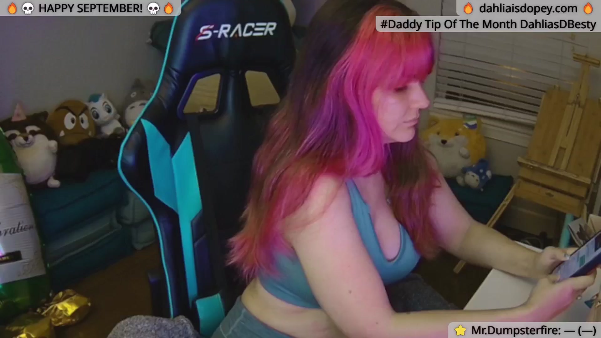 Gallery image thumbnail from DahliaIsDopey's myfreecams stream on, 09/05/2024, 03:45 image 1 of 20