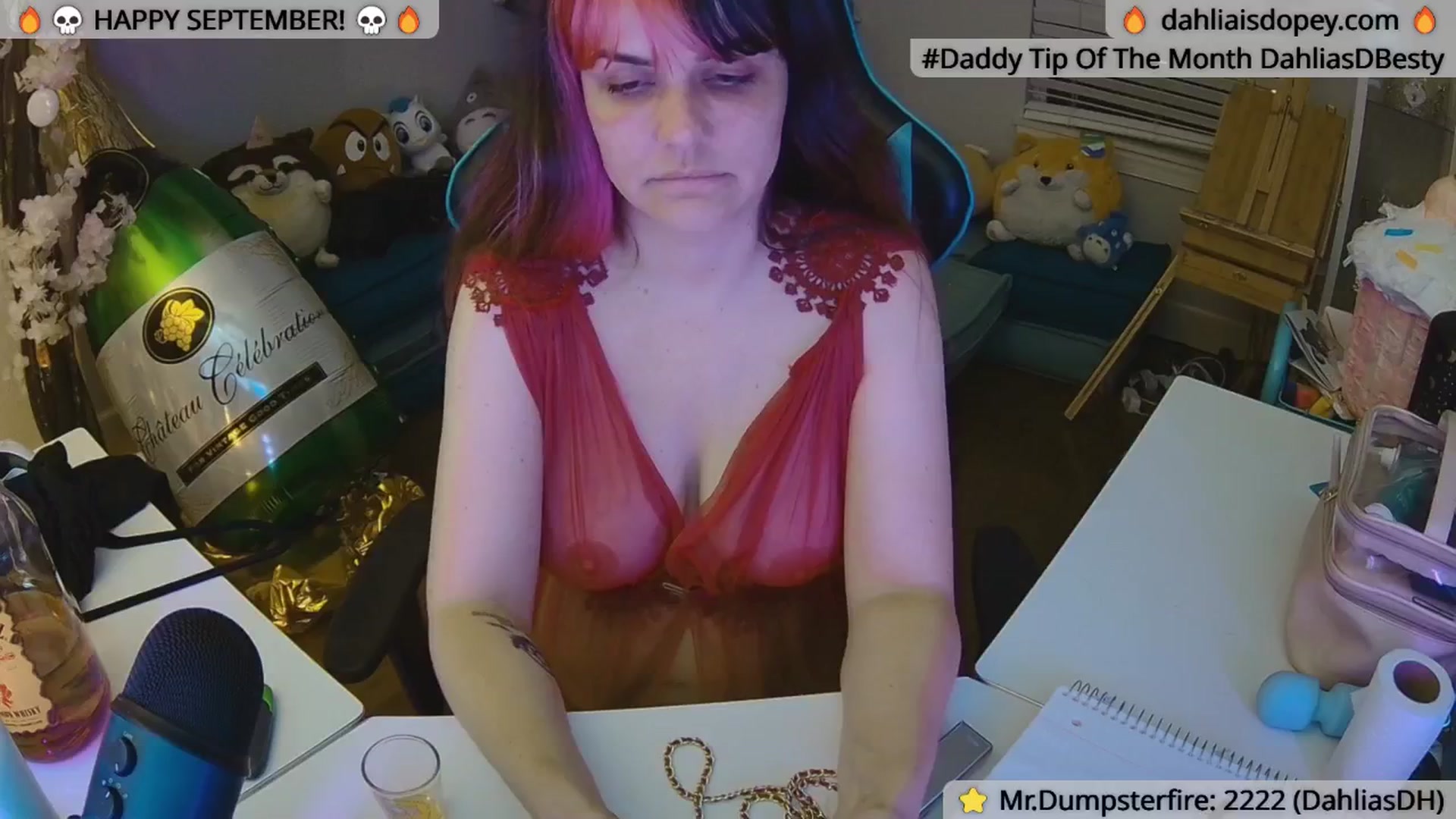 Gallery image thumbnail from DahliaIsDopey's myfreecams stream on, 09/08/2024, 03:08 image 6 of 20