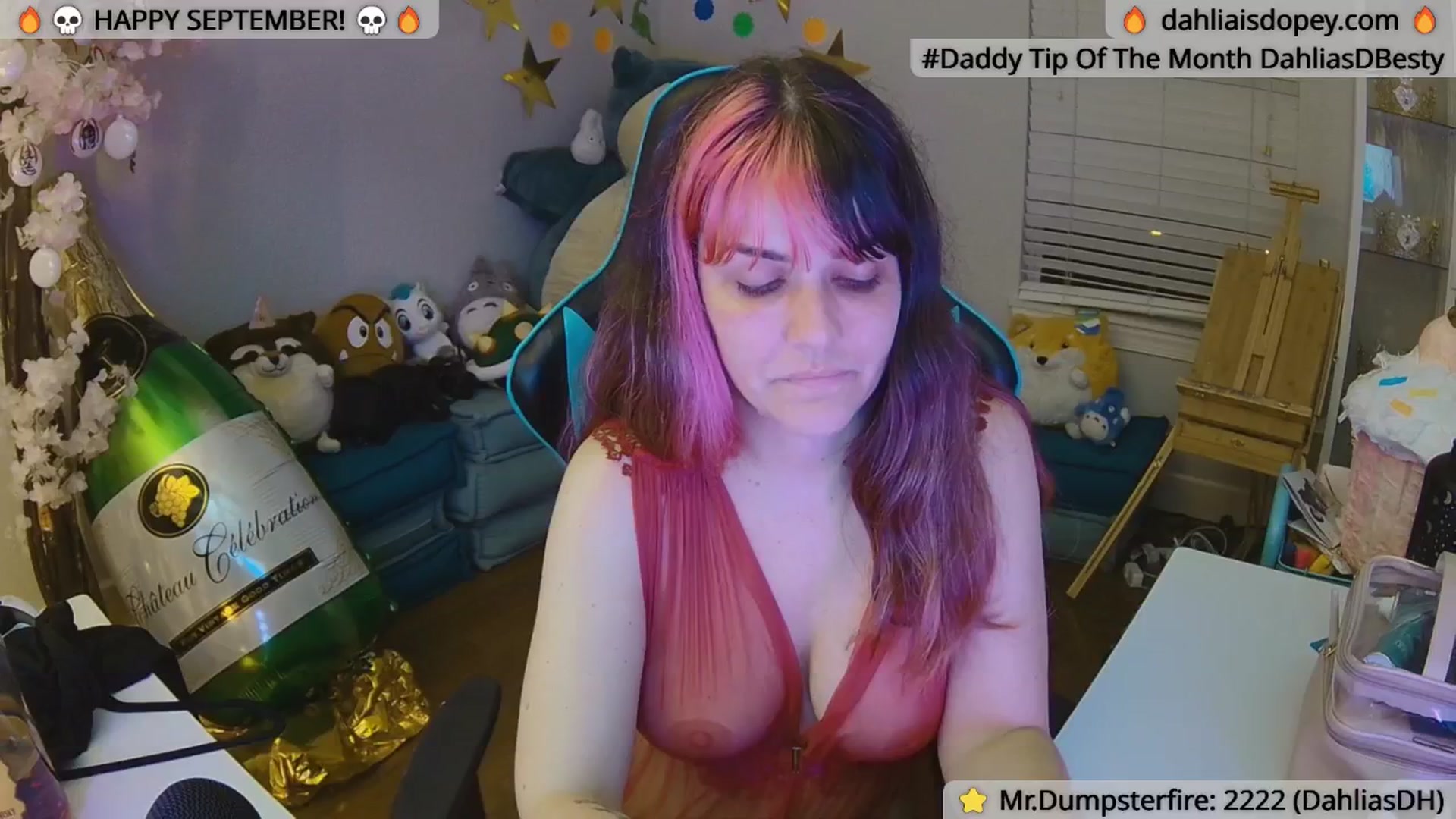 Gallery image thumbnail from DahliaIsDopey's myfreecams stream on, 09/08/2024, 03:08 image 9 of 20