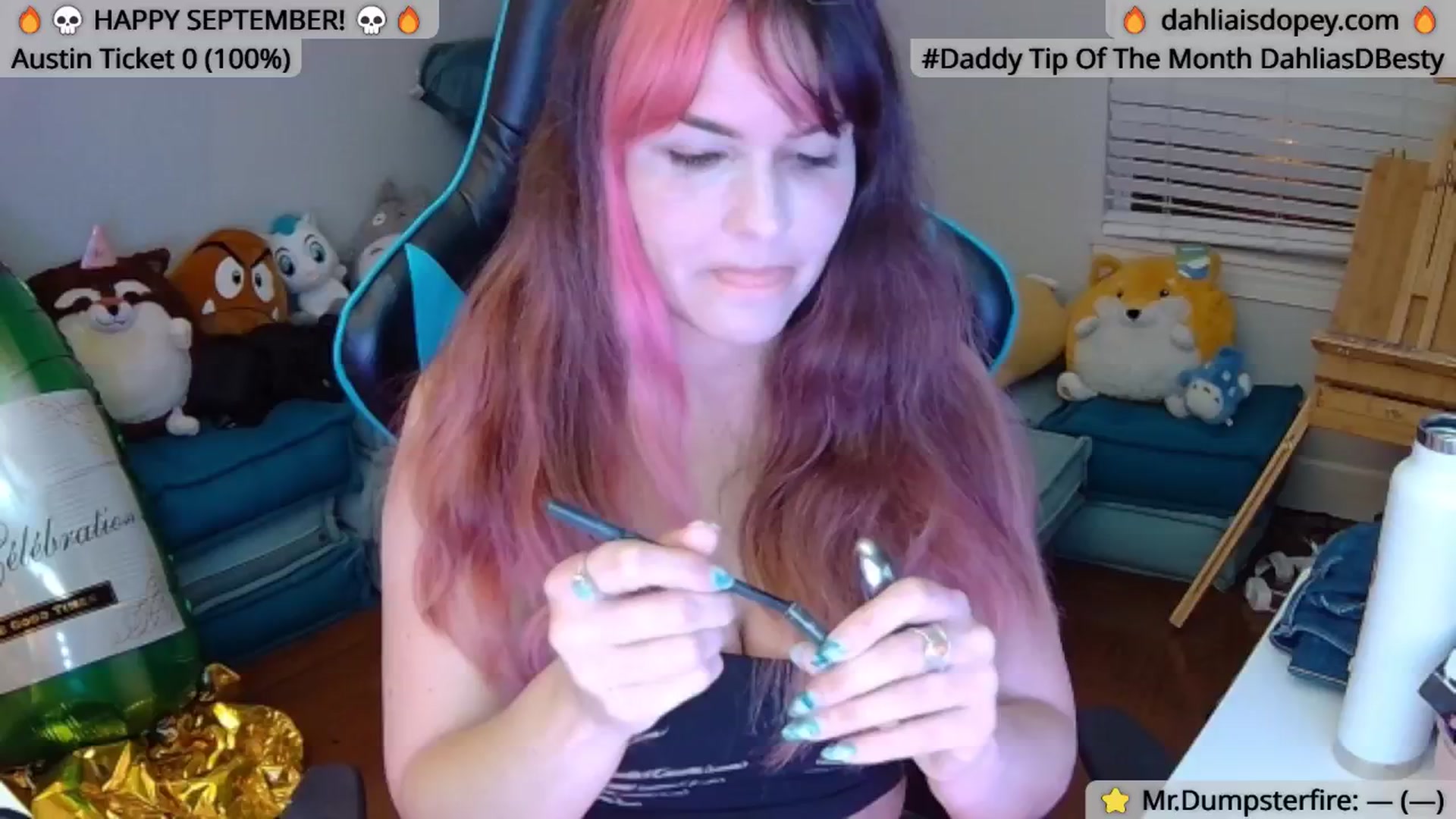 Gallery image thumbnail from DahliaIsDopey's myfreecams stream on, 09/11/2024, 04:43 image 1 of 20