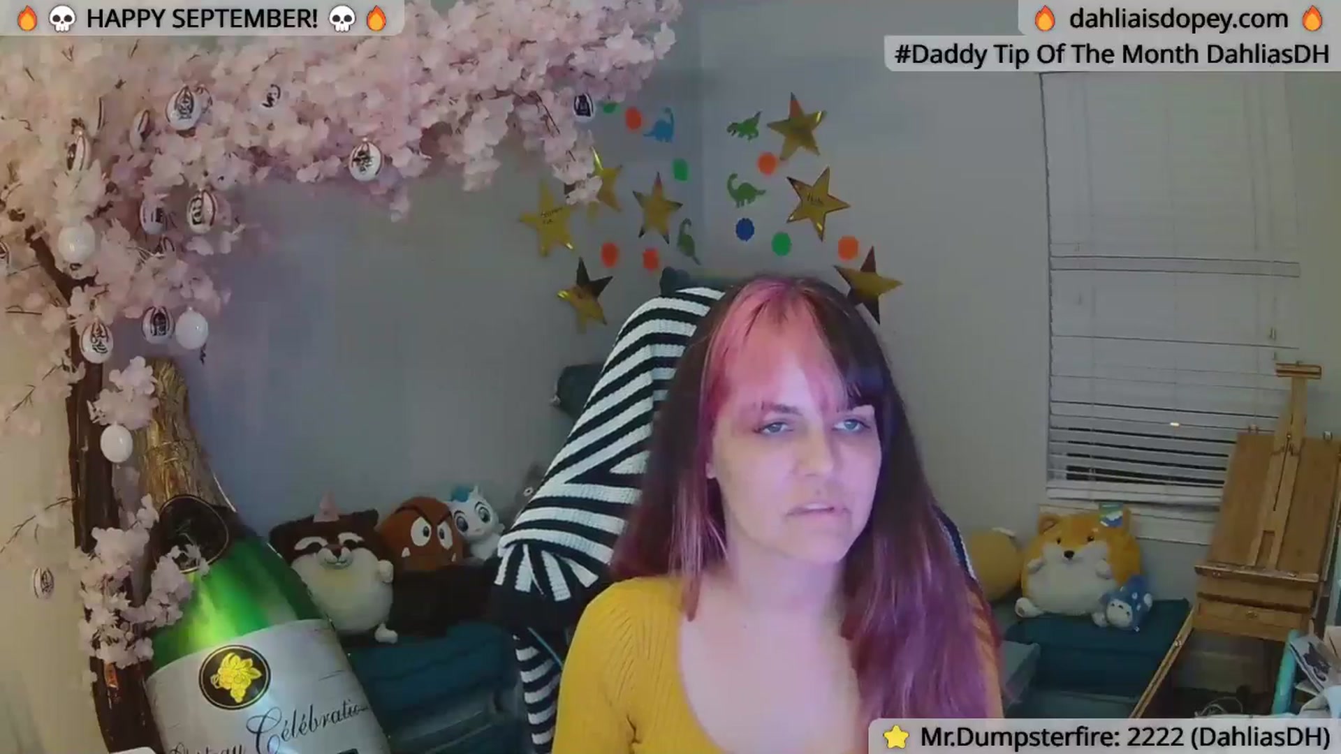 Gallery image thumbnail from DahliaIsDopey's myfreecams stream on, 10/01/2024, 02:09 image 2 of 20