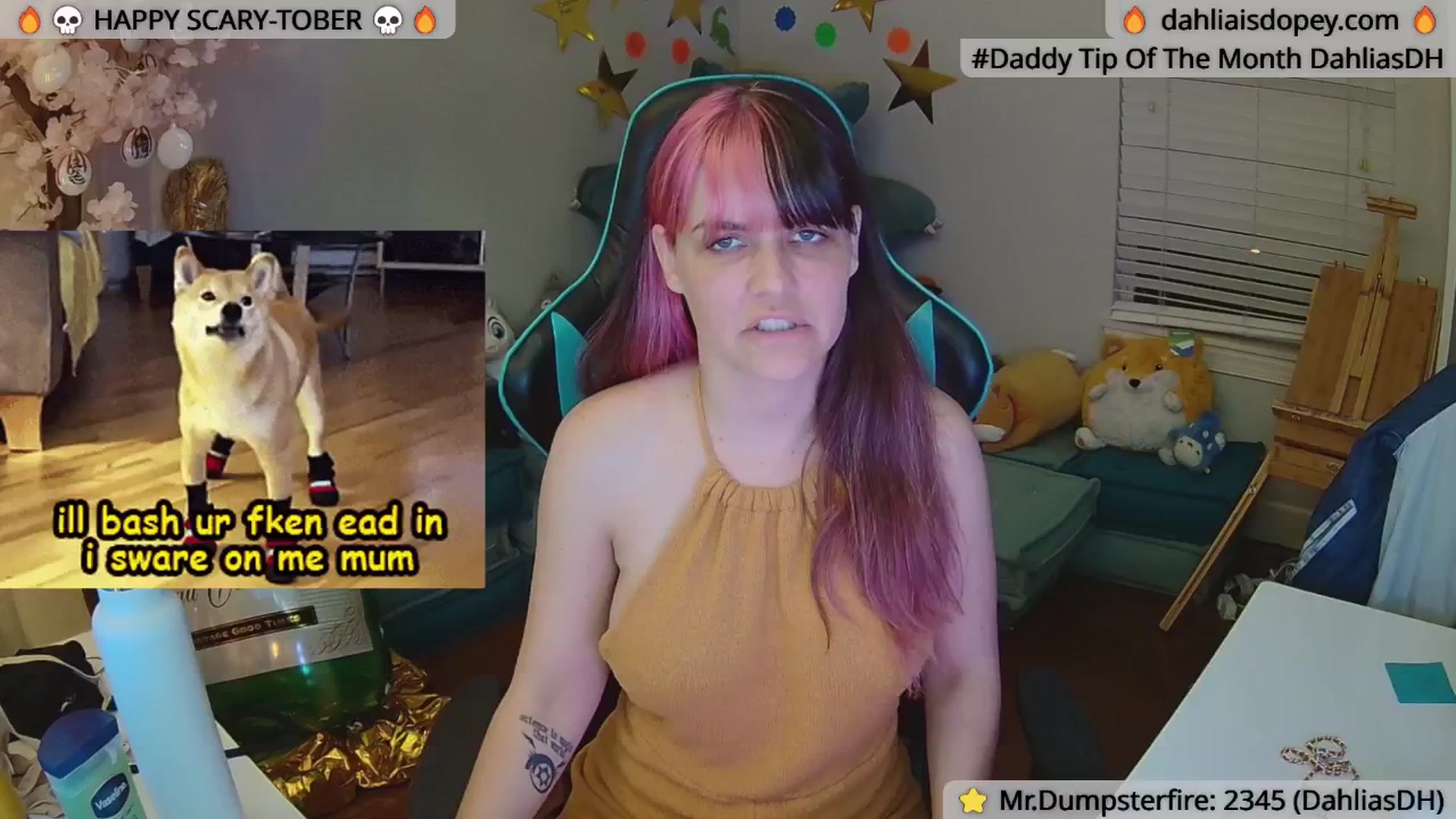 Gallery image thumbnail from DahliaIsDopey's myfreecams stream on, 10/04/2024, 06:17 image 2 of 20