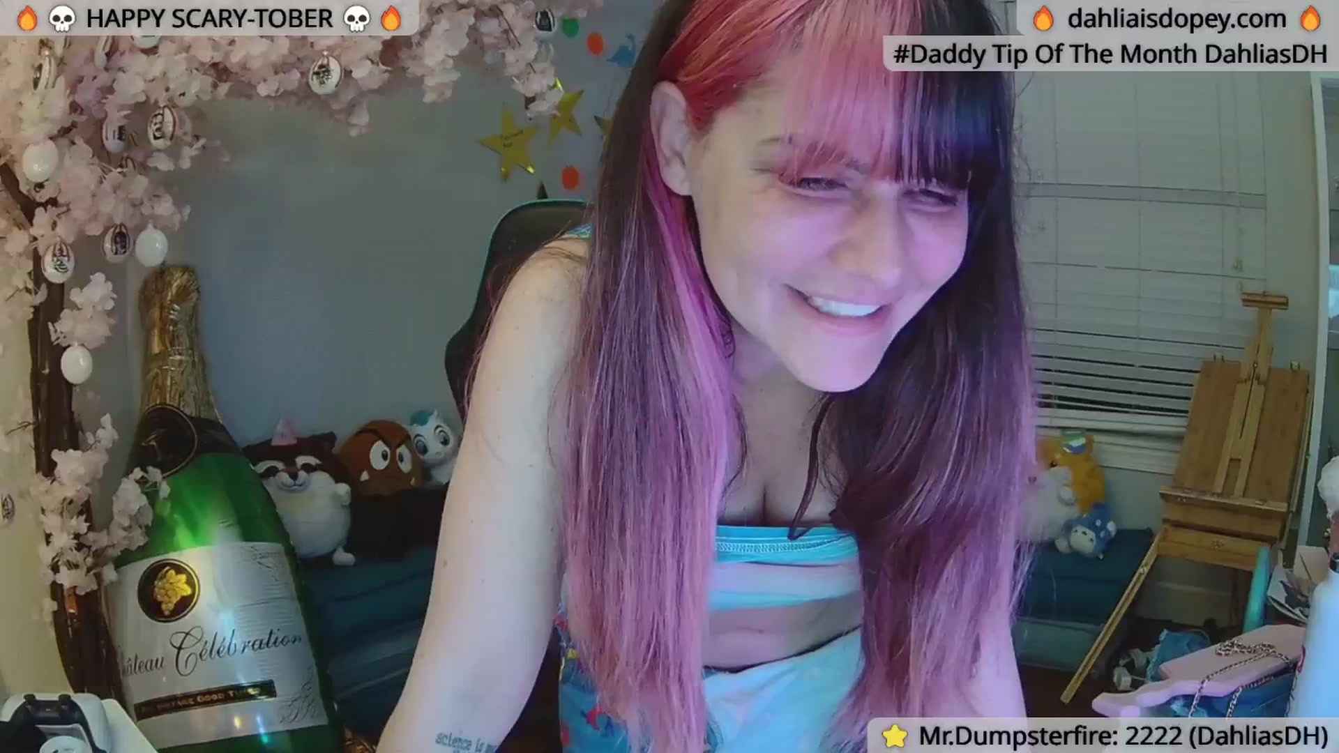 Gallery image thumbnail from DahliaIsDopey's myfreecams stream on, 10/06/2024, 02:41 image 13 of 20