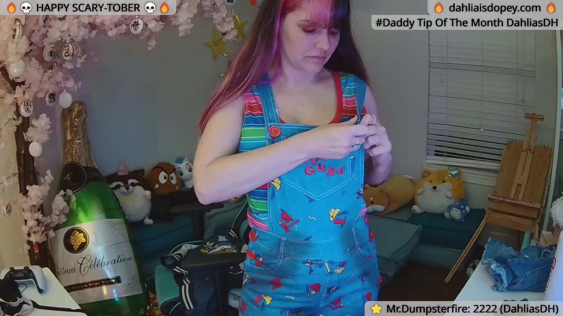 Gallery image thumbnail from DahliaIsDopey's myfreecams stream on, 10/06/2024, 02:41 image 6 of 20