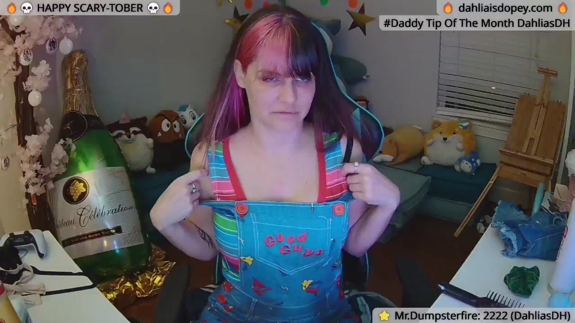 Gallery image thumbnail from DahliaIsDopey's myfreecams stream on, 10/06/2024, 02:41 image 3 of 20