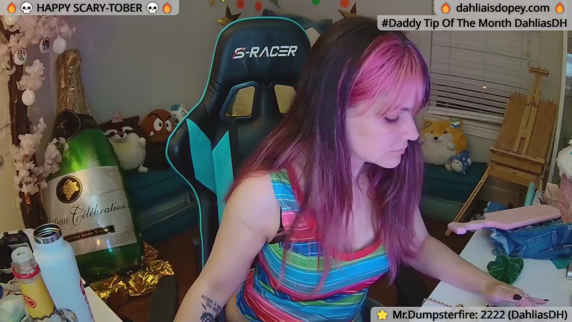 Gallery image thumbnail from DahliaIsDopey's myfreecams stream on, 10/06/2024, 02:41 image 18 of 20