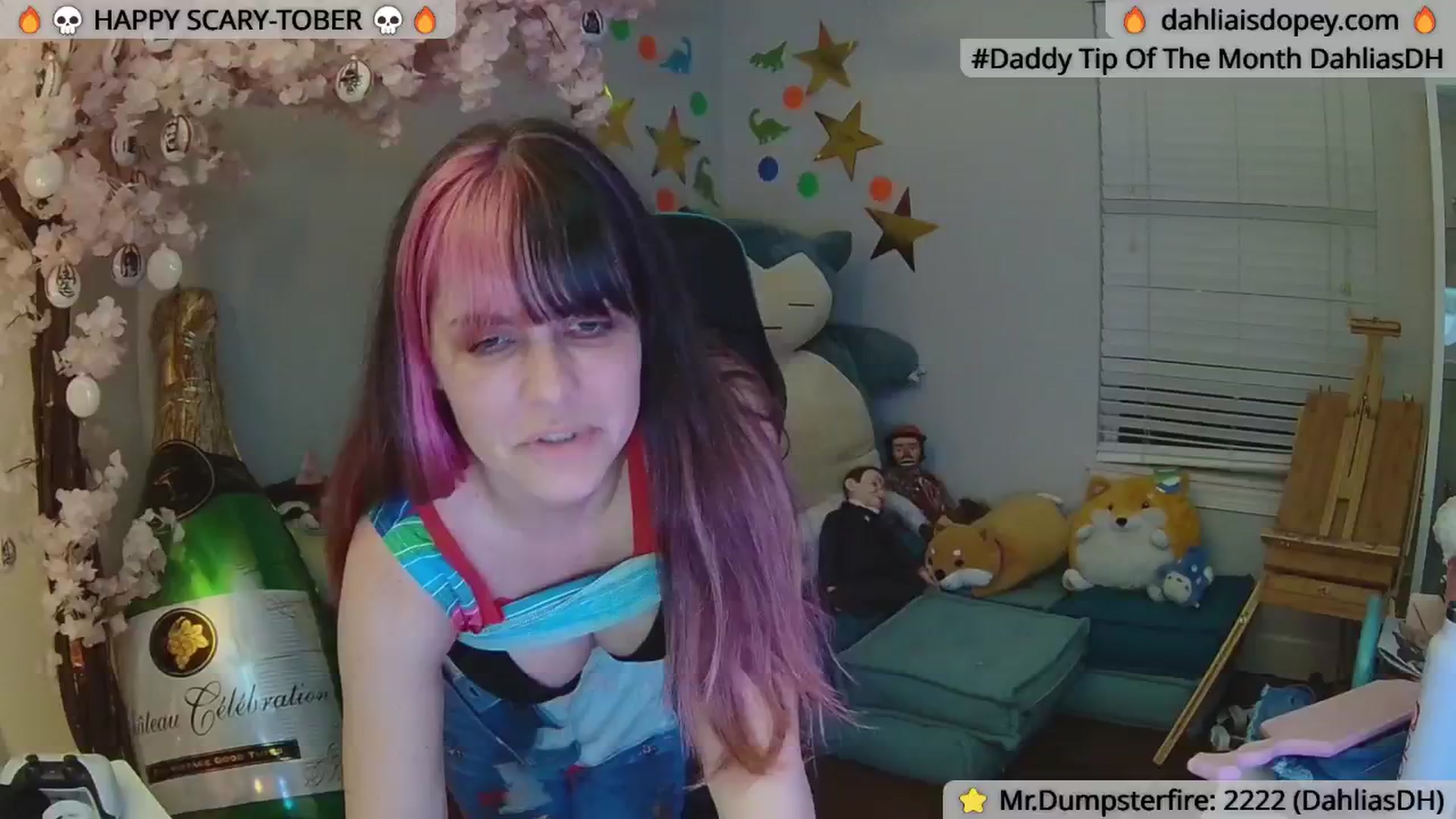 Gallery image thumbnail from DahliaIsDopey's myfreecams stream on, 10/06/2024, 02:41 image 14 of 20