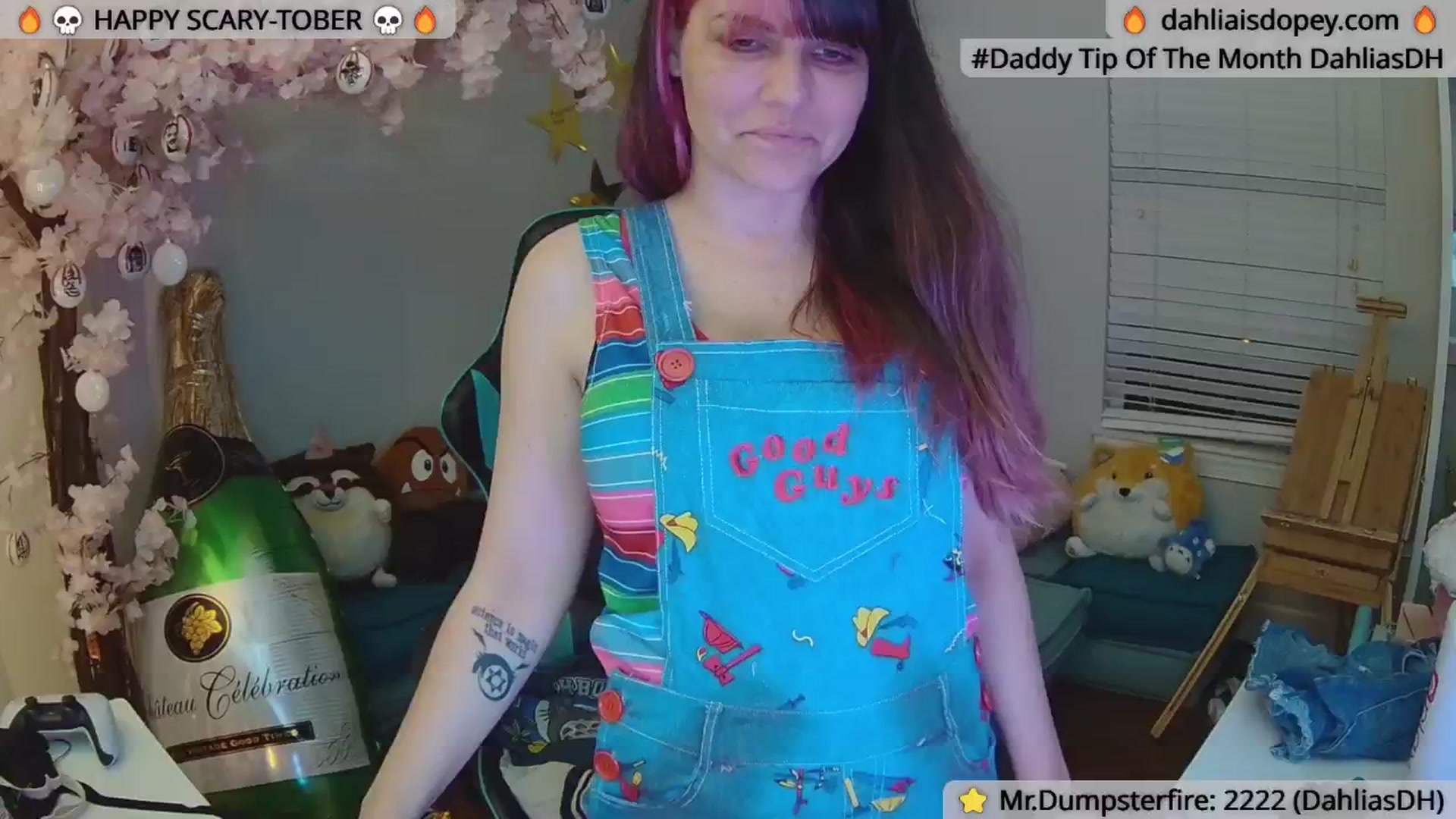 Gallery image thumbnail from DahliaIsDopey's myfreecams stream on, 10/06/2024, 02:41 image 5 of 20