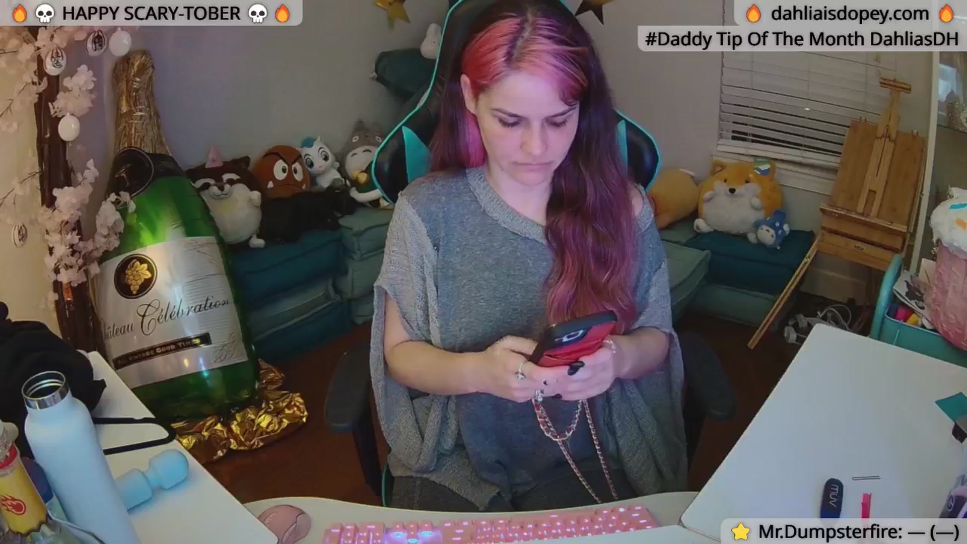 Gallery image thumbnail from DahliaIsDopey's myfreecams stream on, 10/11/2024, 04:28 image 1 of 20